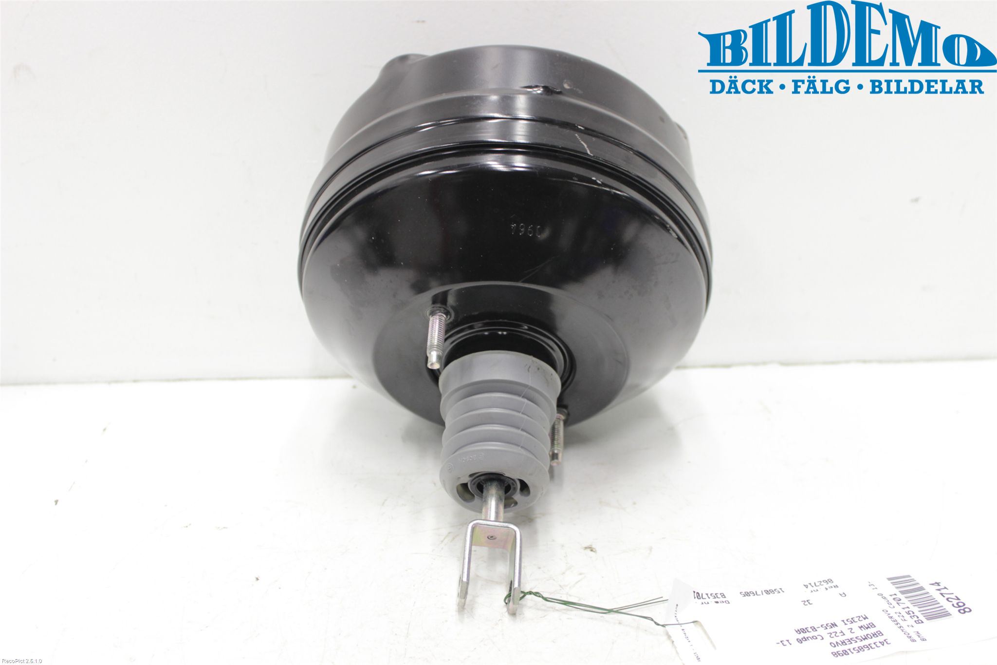 BMW 2 F22/F23/F87 Coupé/Cab 13-21 Bromsservo