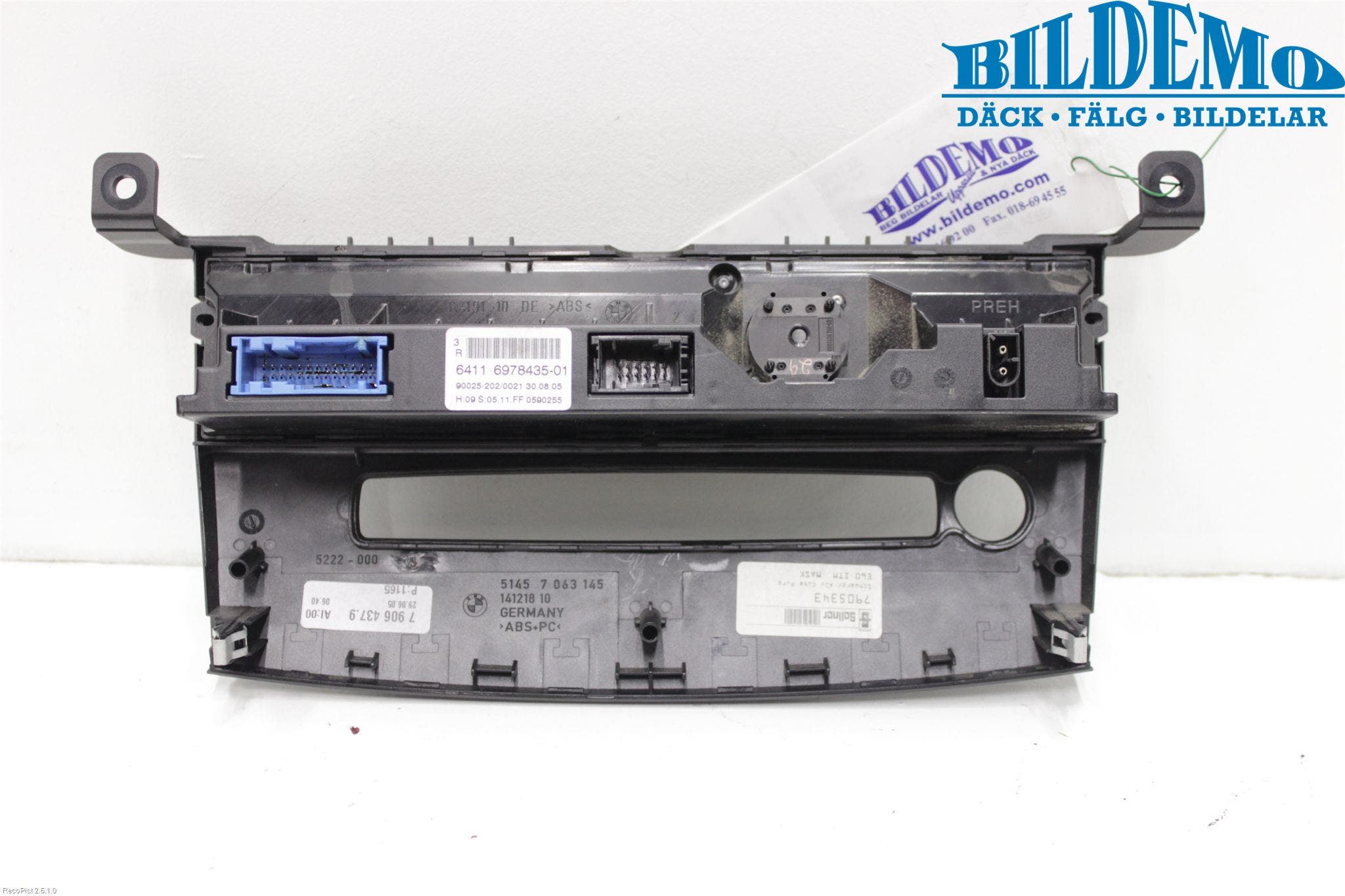 BMW 5 E60/61 Sed/Tou 02-10 Ac Styrenhet Ac Manöveren