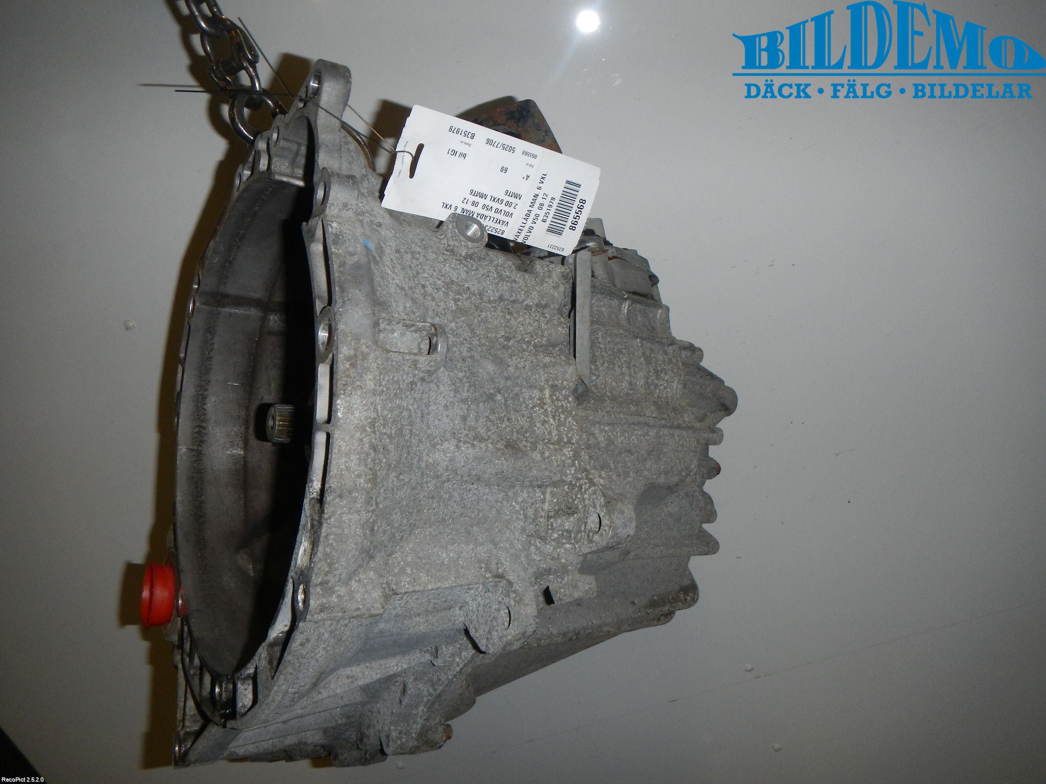 Volvo V50 08-12 Växellåda Man 6 Vxl