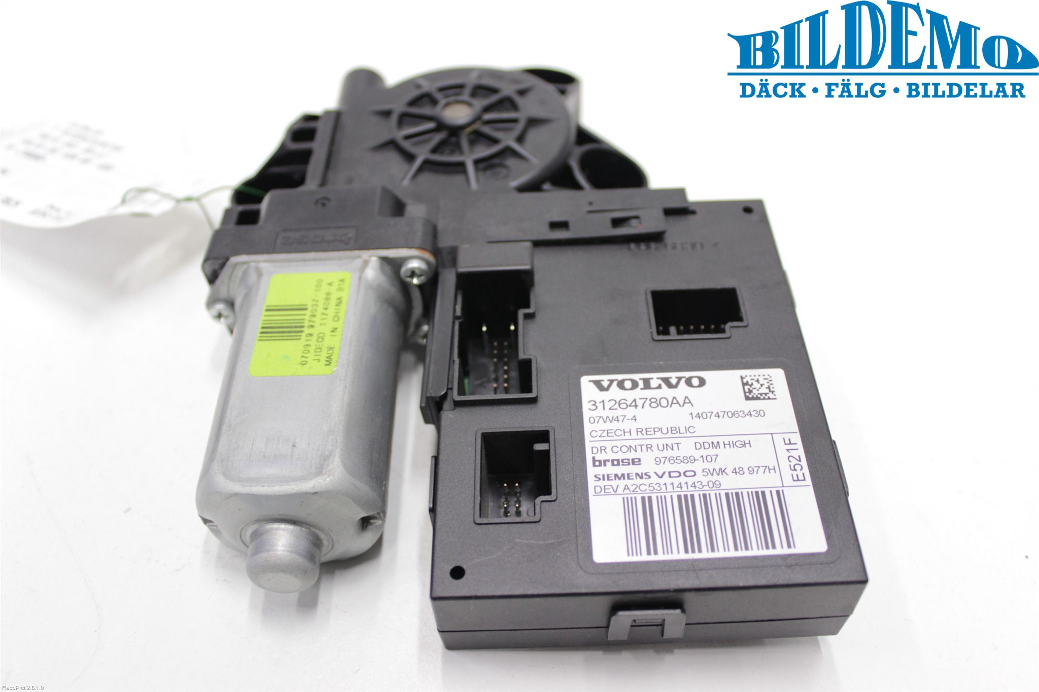 Volvo V50 08-12 Fönsterhissmotor