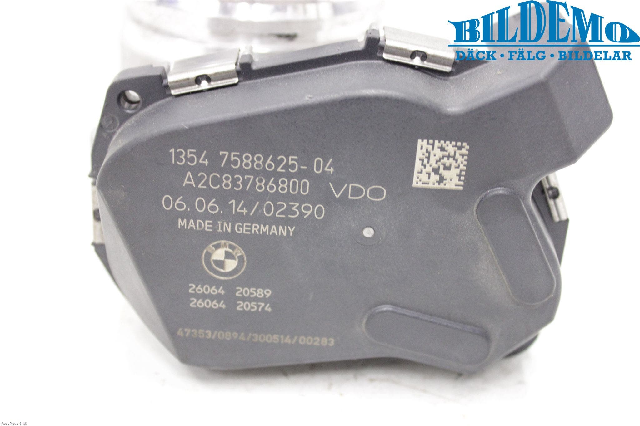 BMW 1 F20/F21 11-19 Injspjällhus