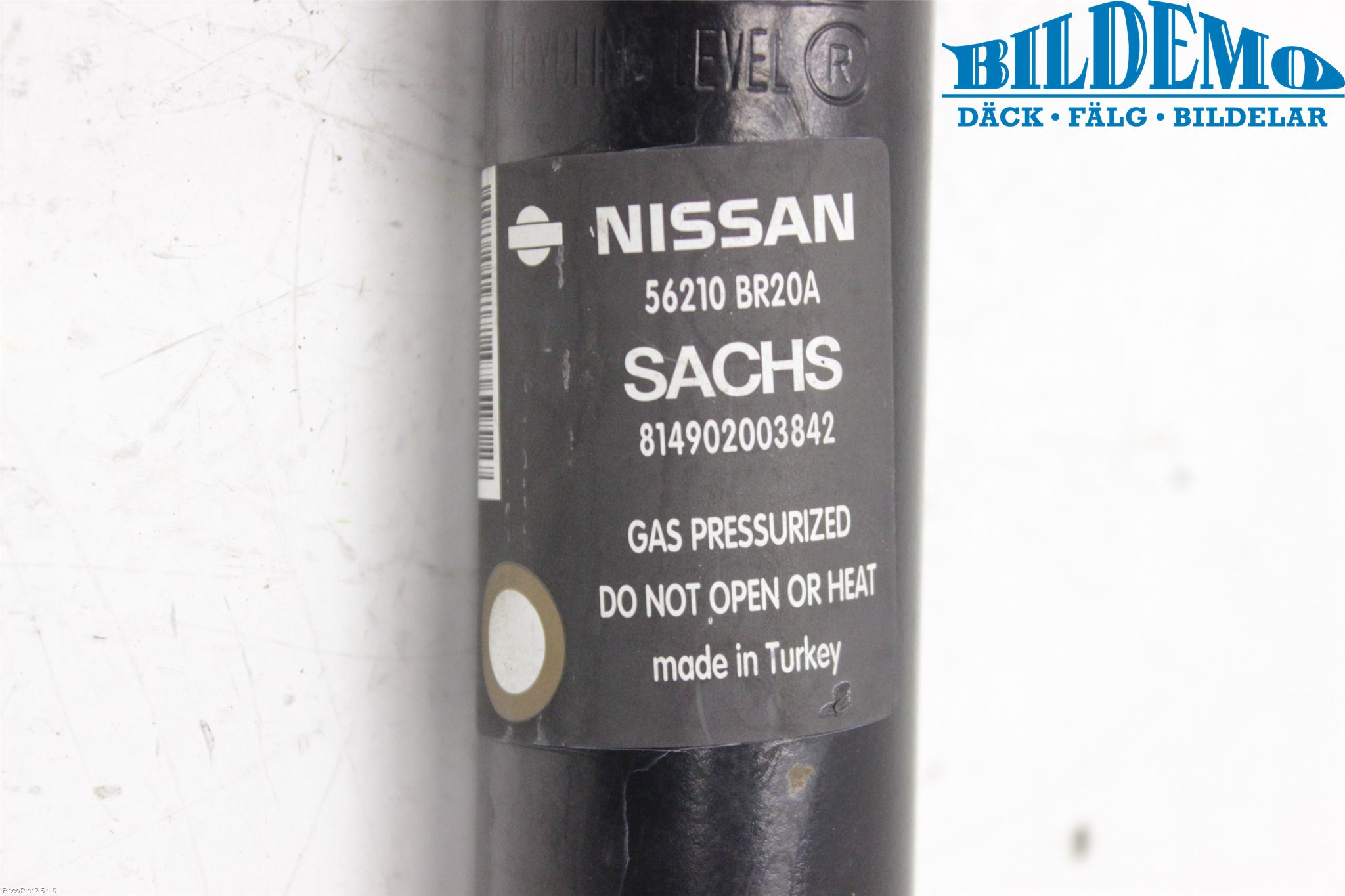 Nissan QASHQAI+2  10-14 Stötdämpare Bak
