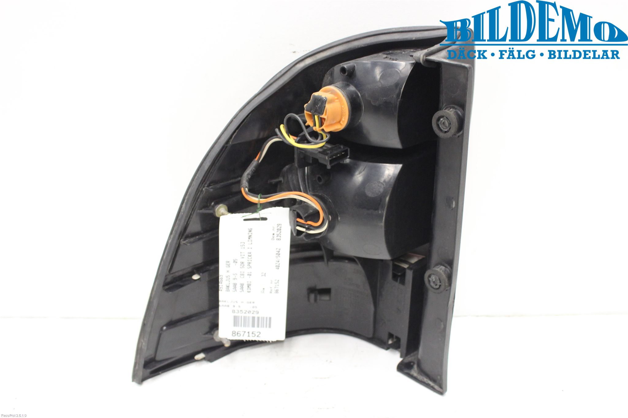 Saab 9-5 -05 Bakljus Höger