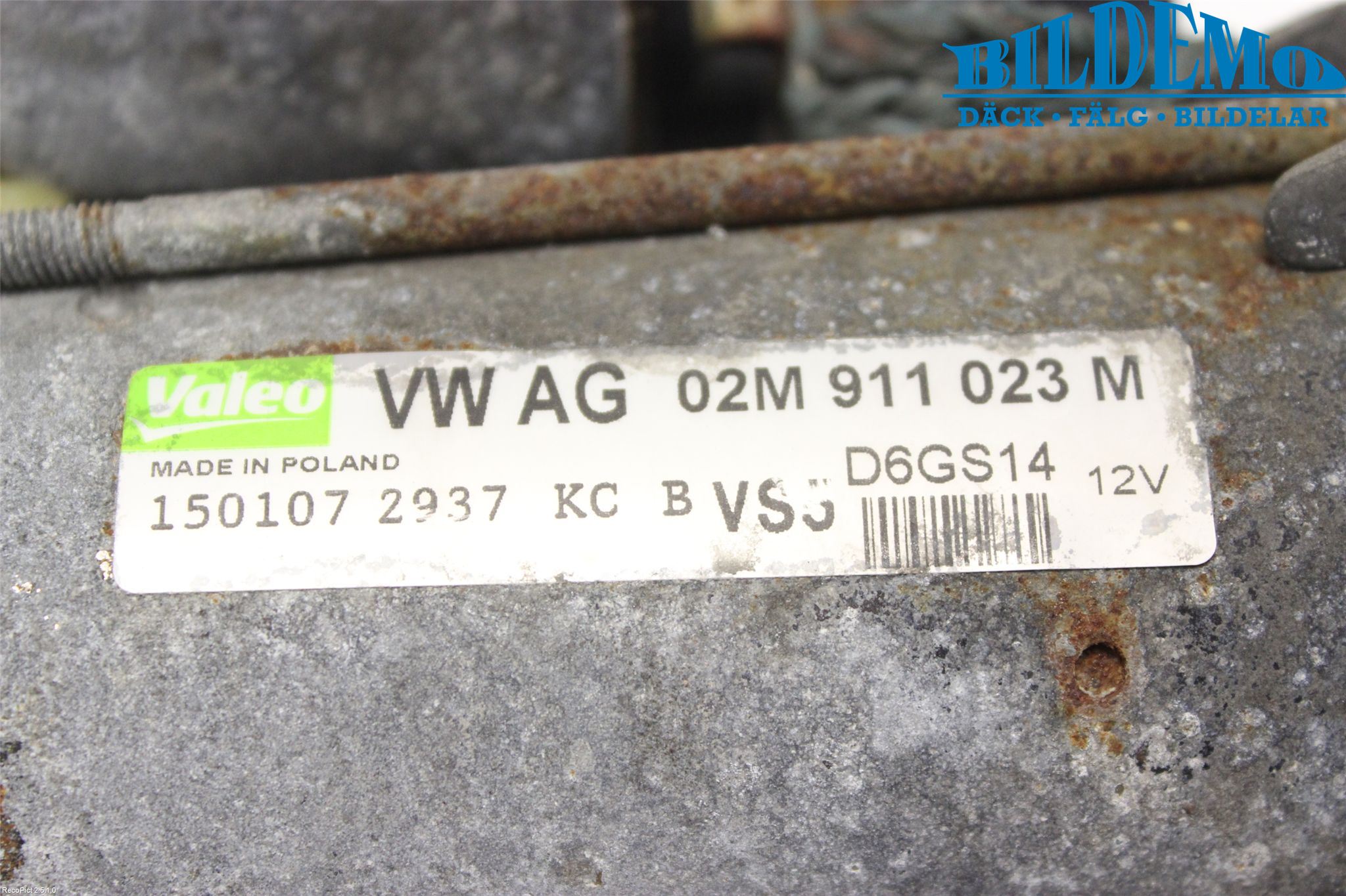 Volkswagen VW GOLF V 04-09 Startmotor