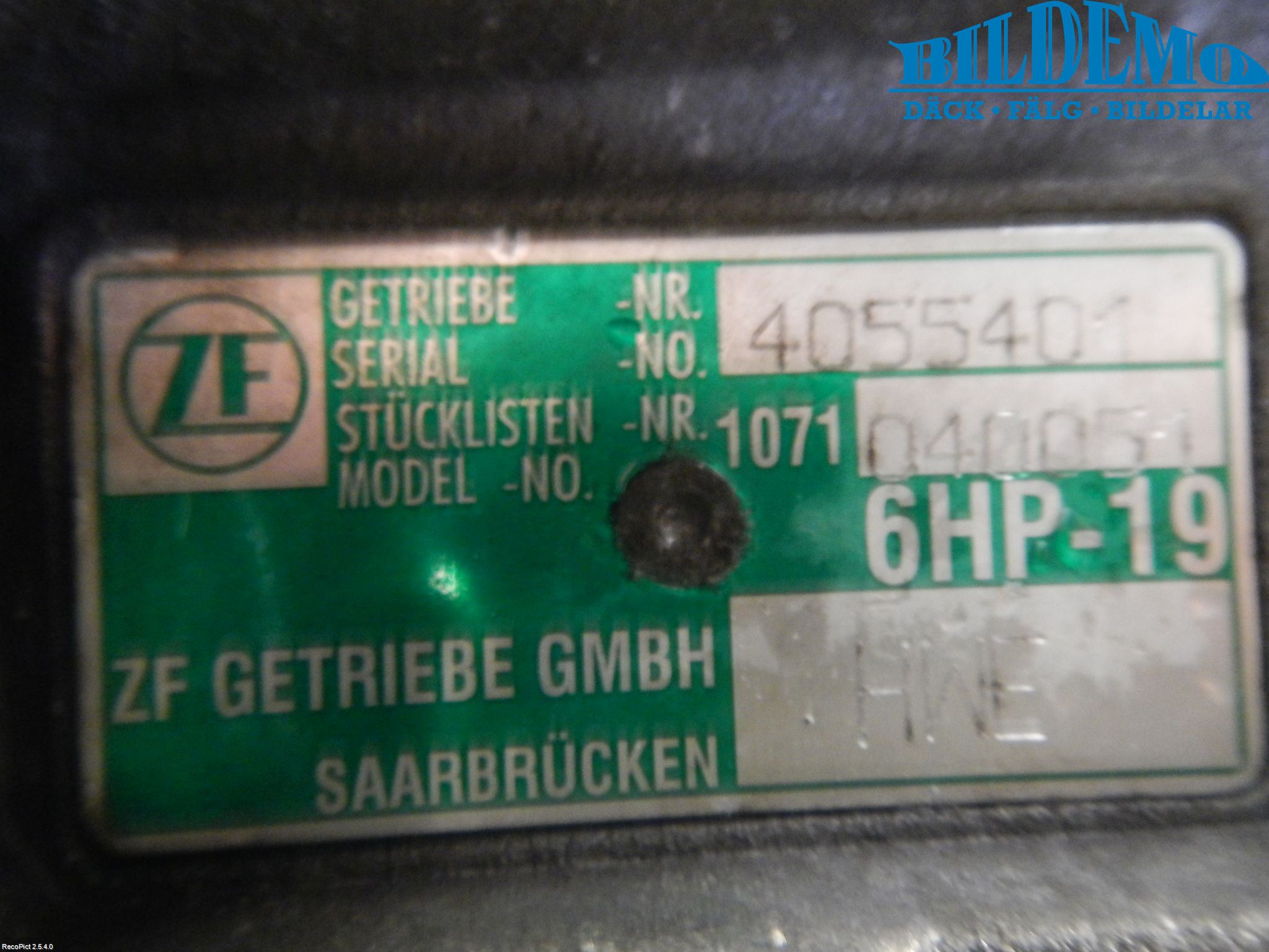 Audi A6/S6     05-11 Växellåda Automat