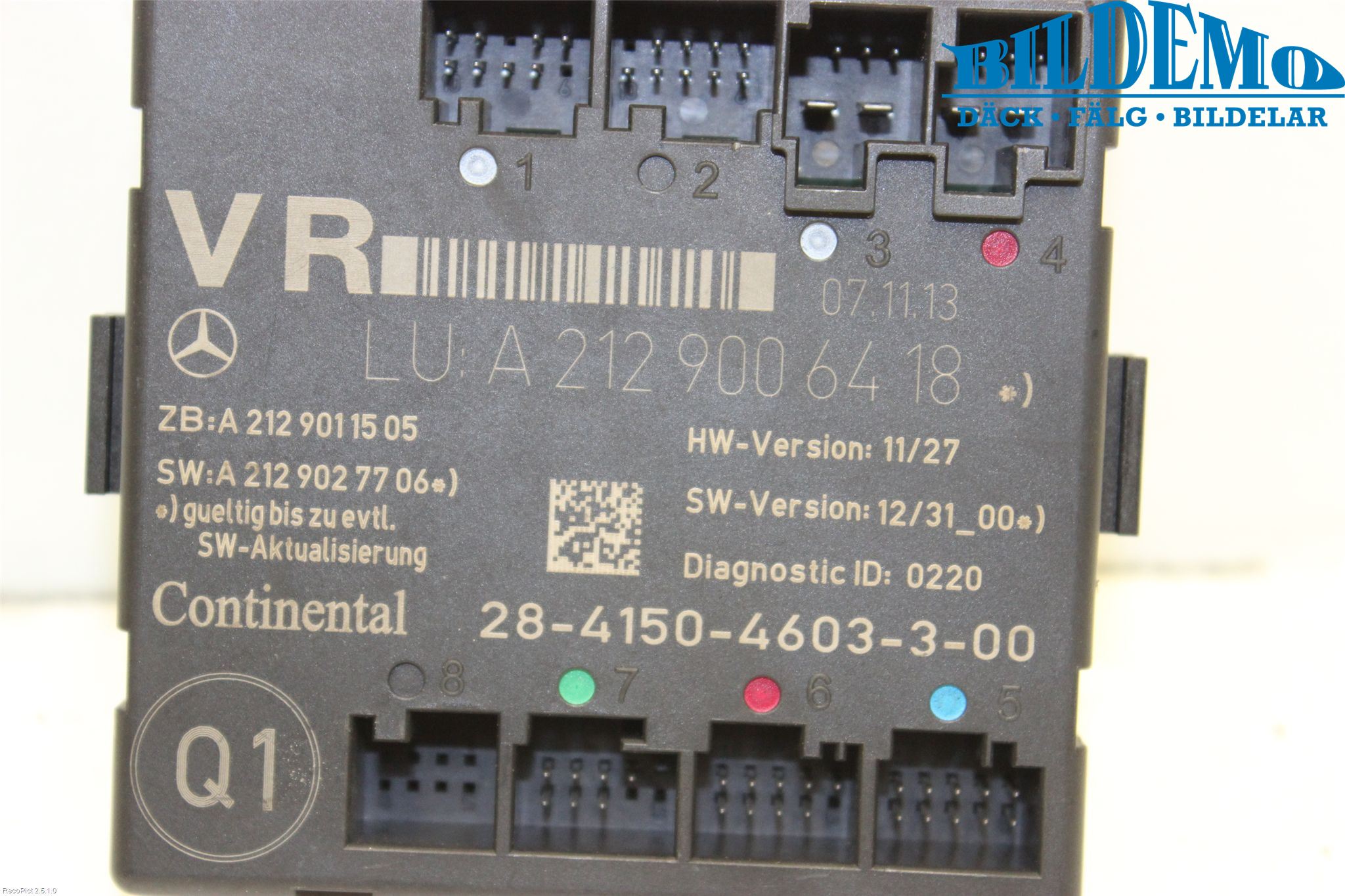 Mercedes-Benz MB E-KLASS (W212) 09-16 Styrenhet Dörr