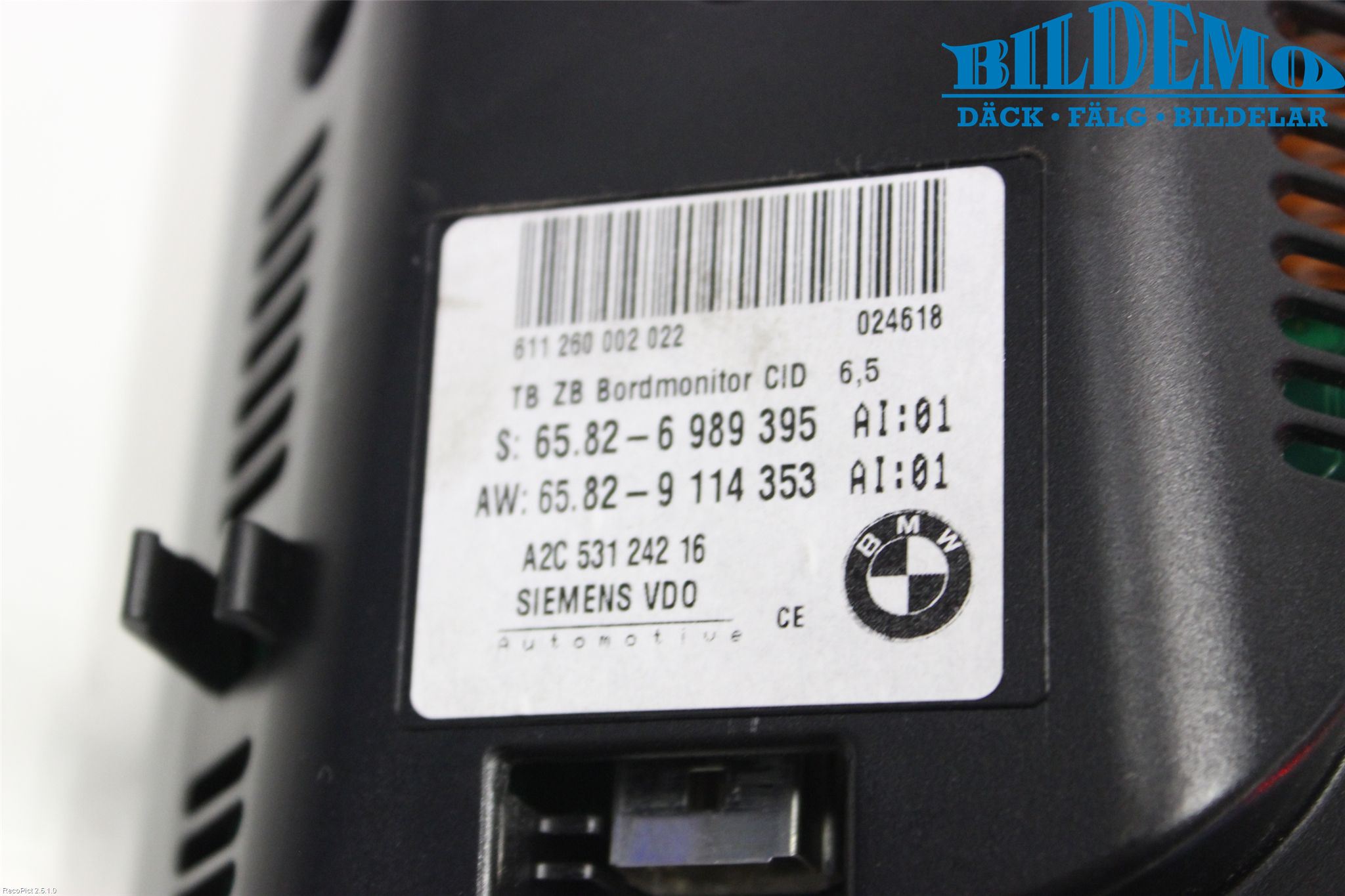 BMW 5 E60/61 Sed/Tou 02-10 Färddator