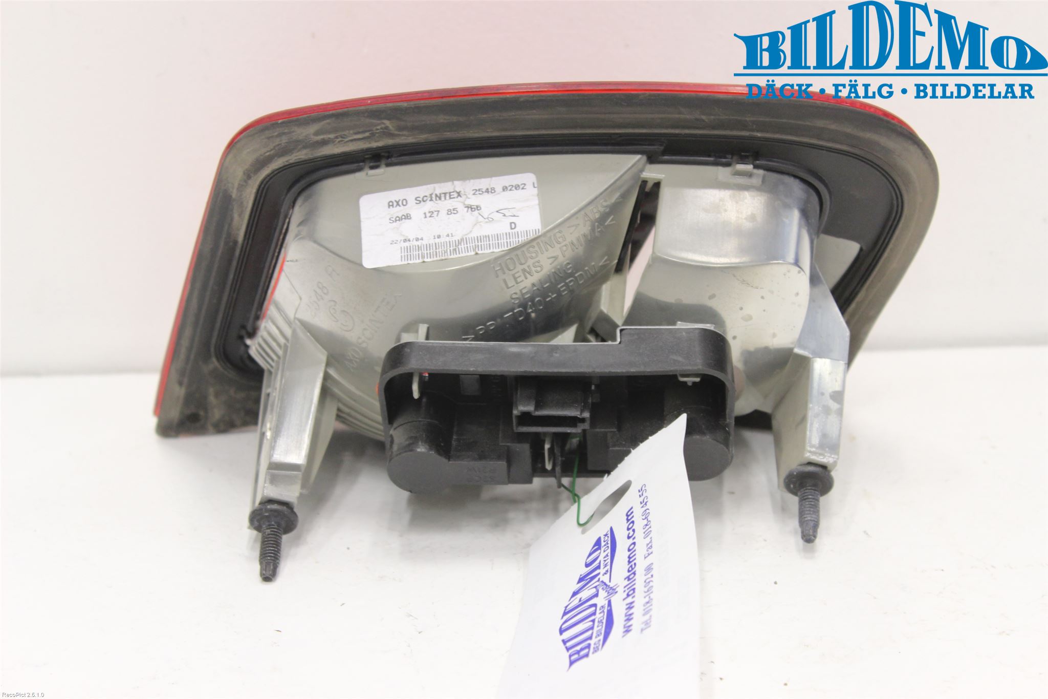 Saab 9-3 VER 2 Bakljus Lucka Hö