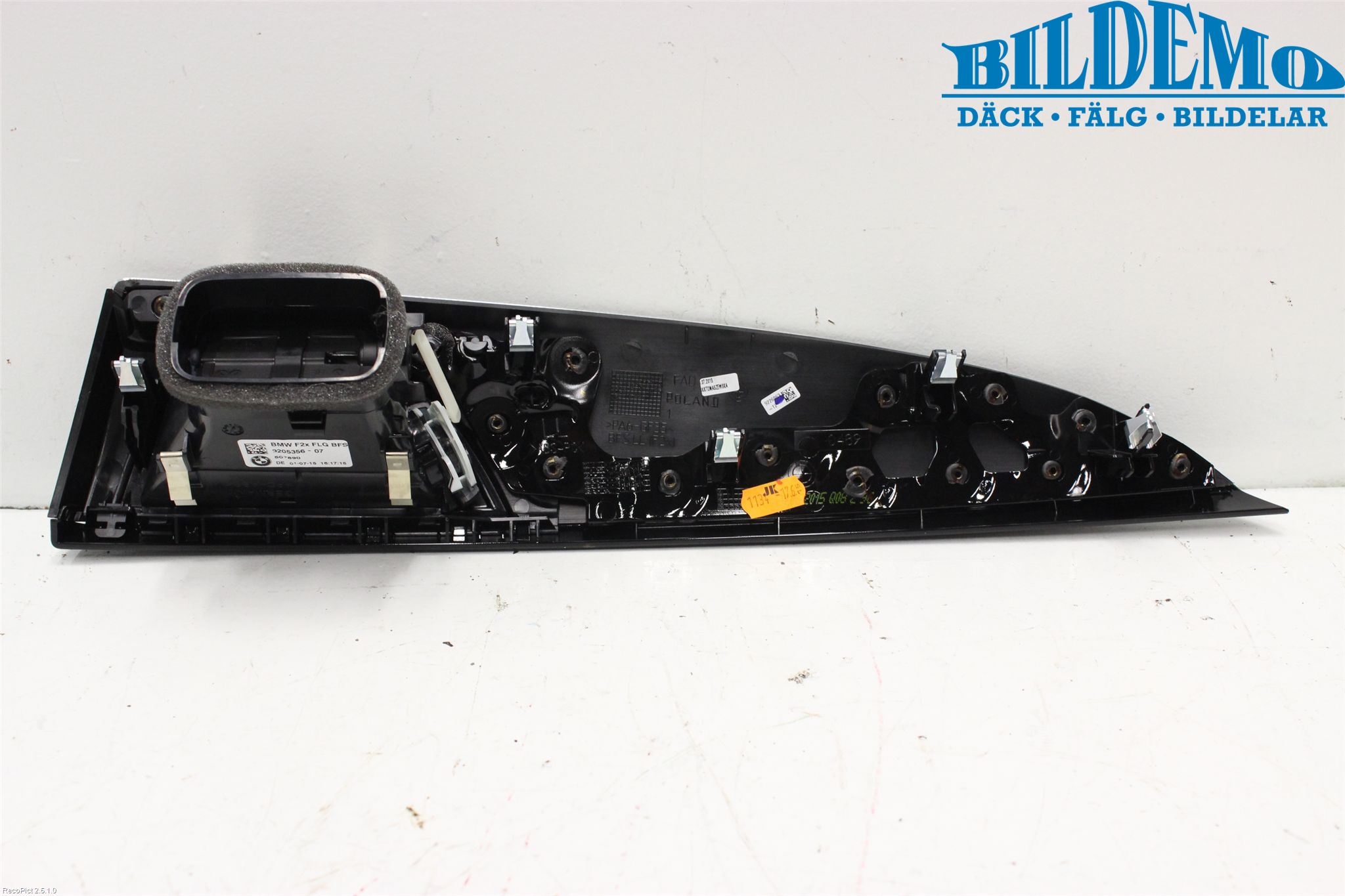 BMW 1 F20/F21 11-19 Defrosterkanal-Munstycke
