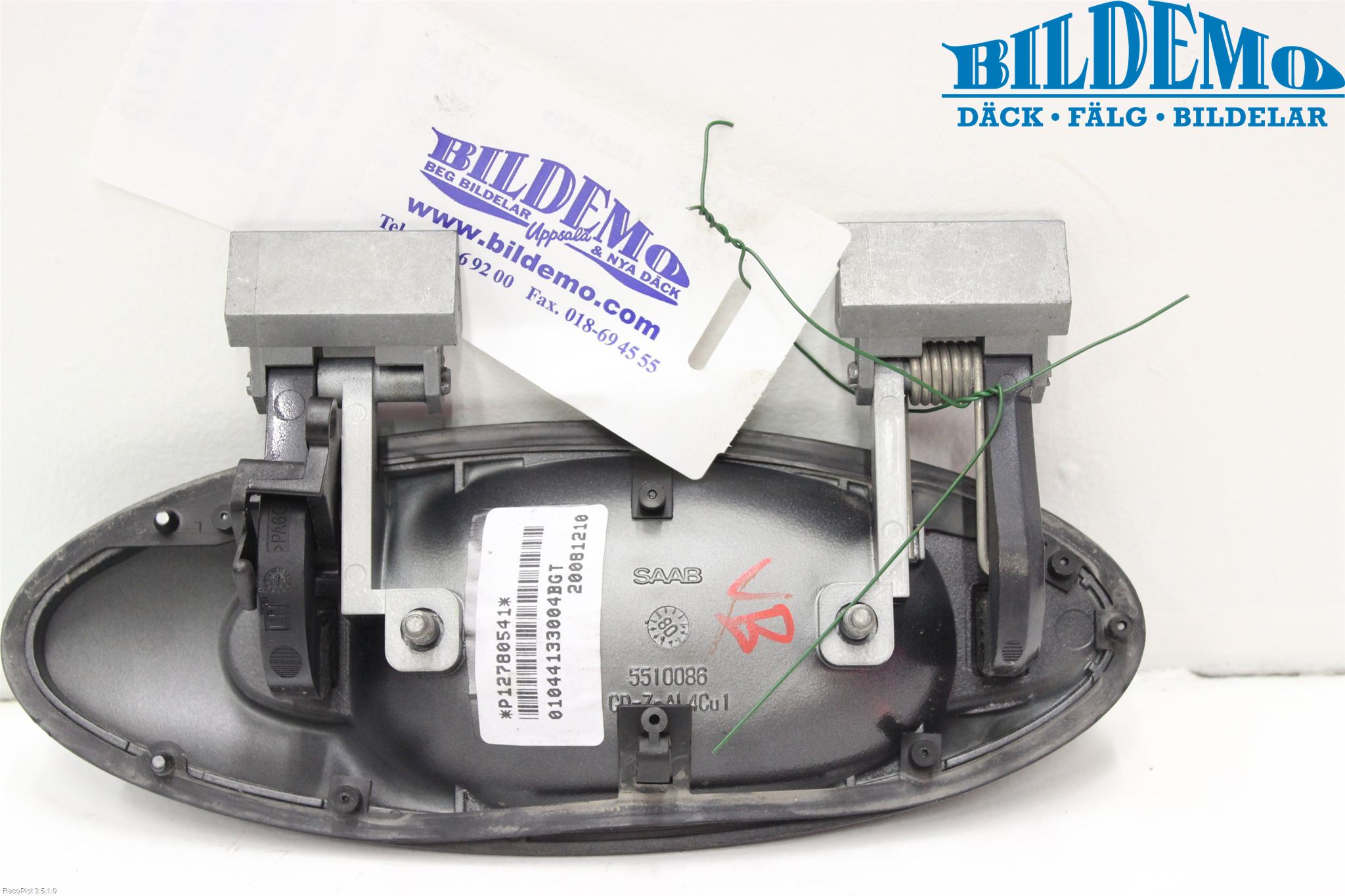 Saab 9-5     06-10 Dörrhandtag Yttre Vä