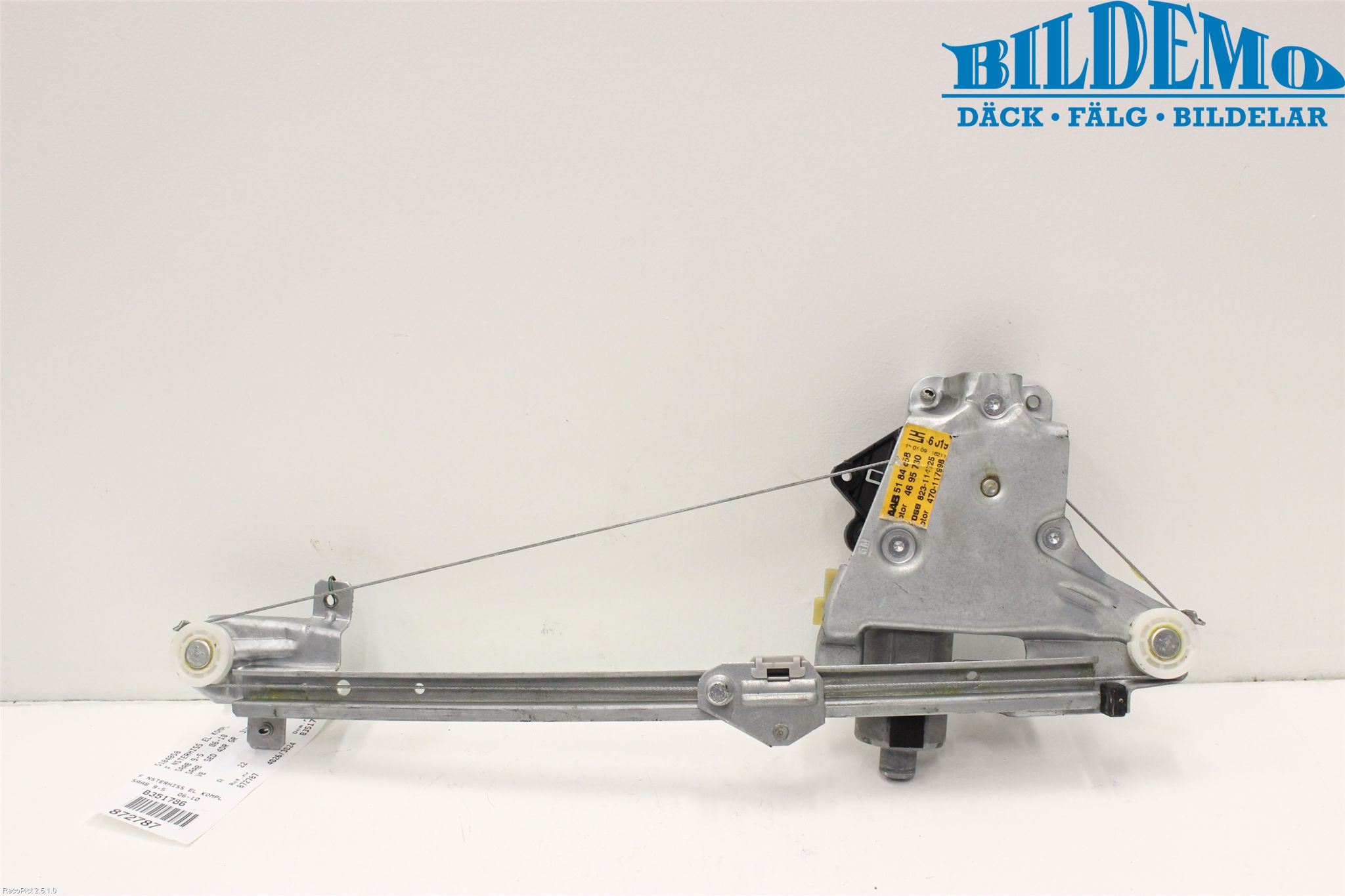 Saab 9-5     06-10 Fönsterhiss El Kompl