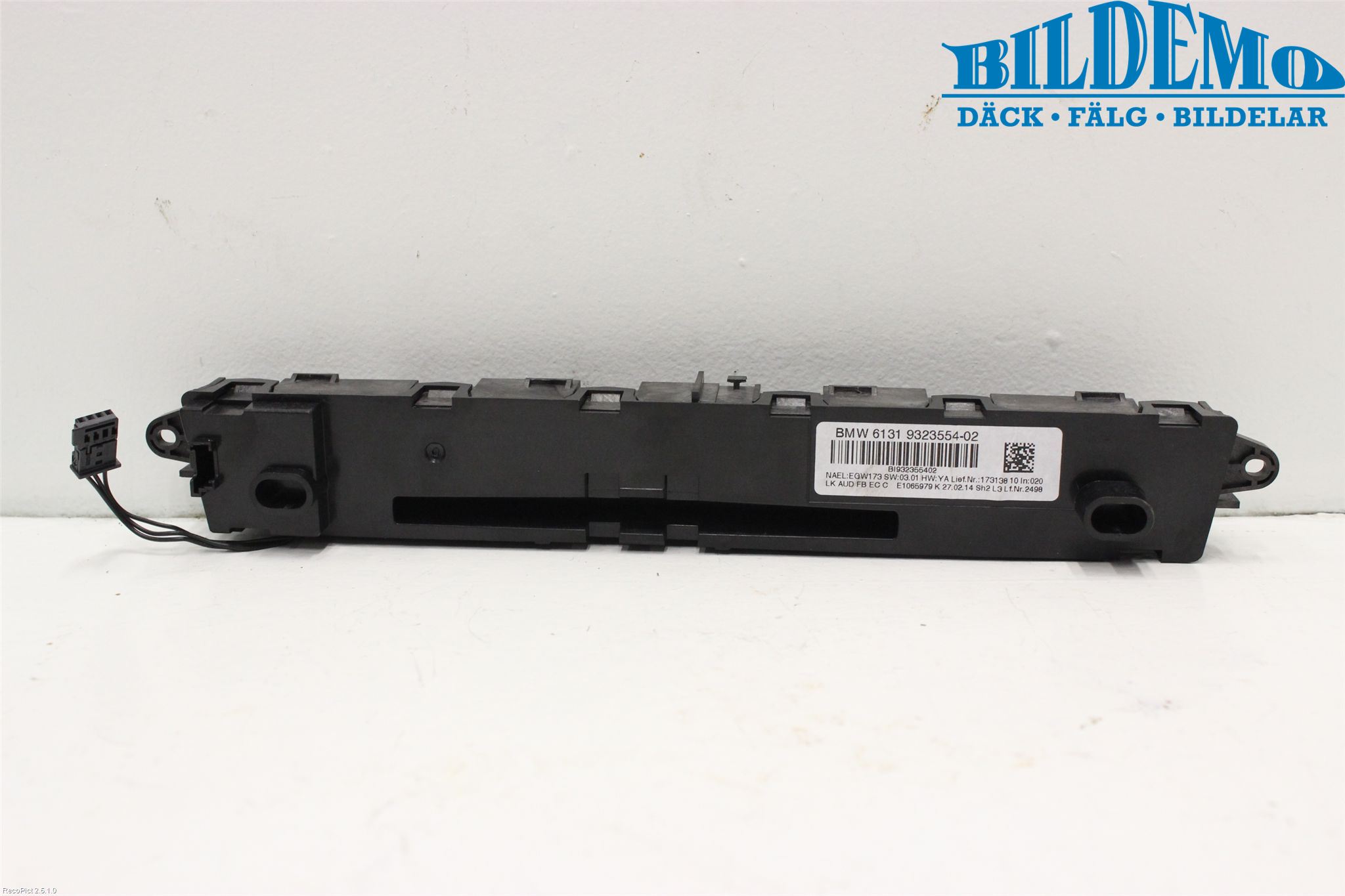 BMW 1 F20/F21 11-19 Cd Radio - Multimediapanel