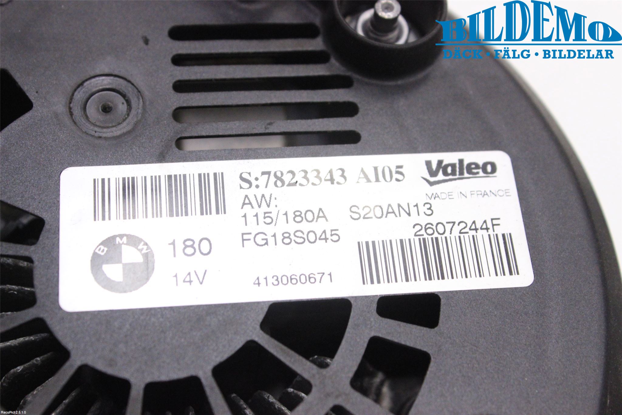 BMW 3 F30/F31/F80 12-19 Generator
