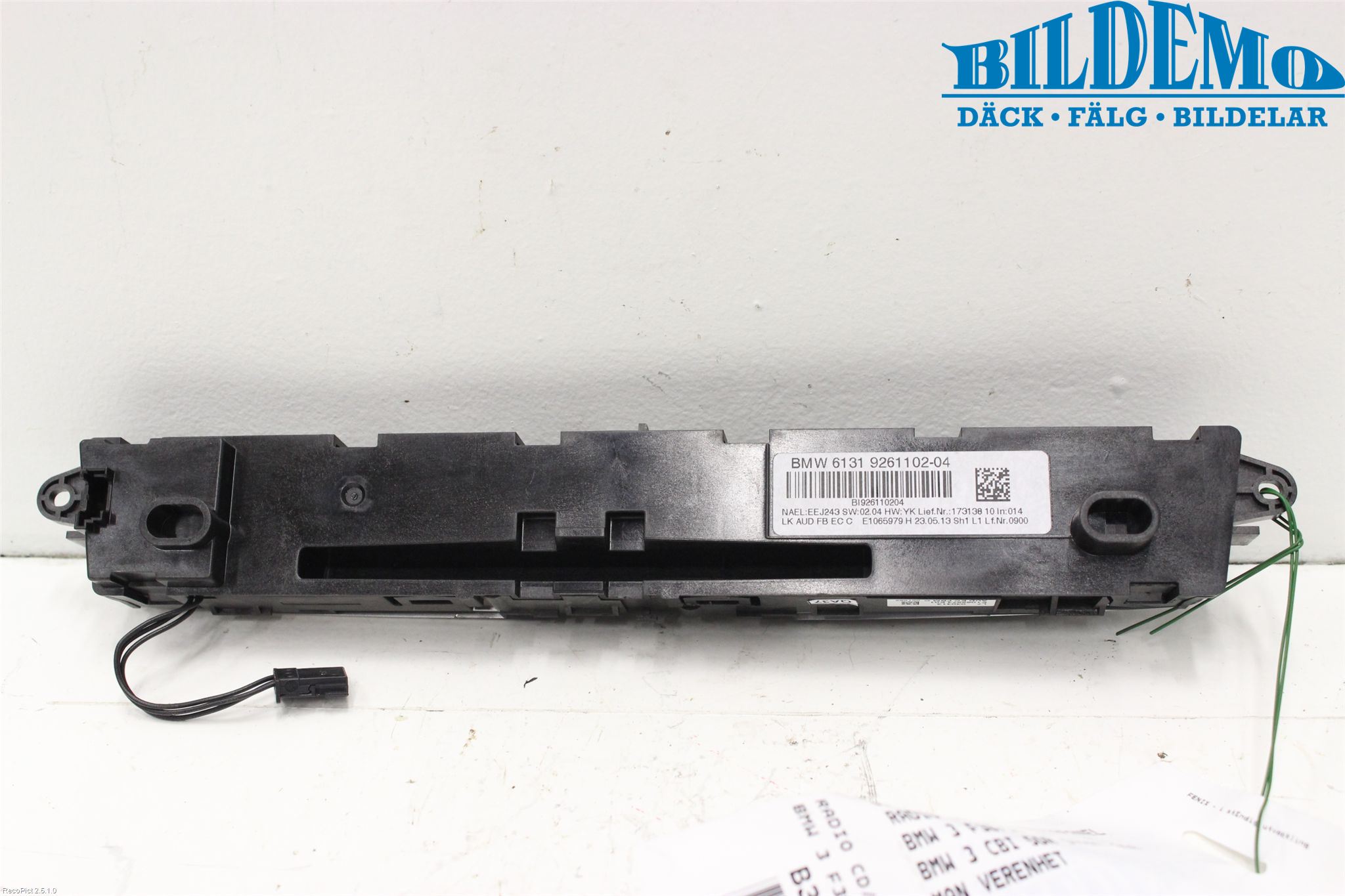 BMW 3 F30/F31/F80 12-19 Cd Radio - Multimediapanel