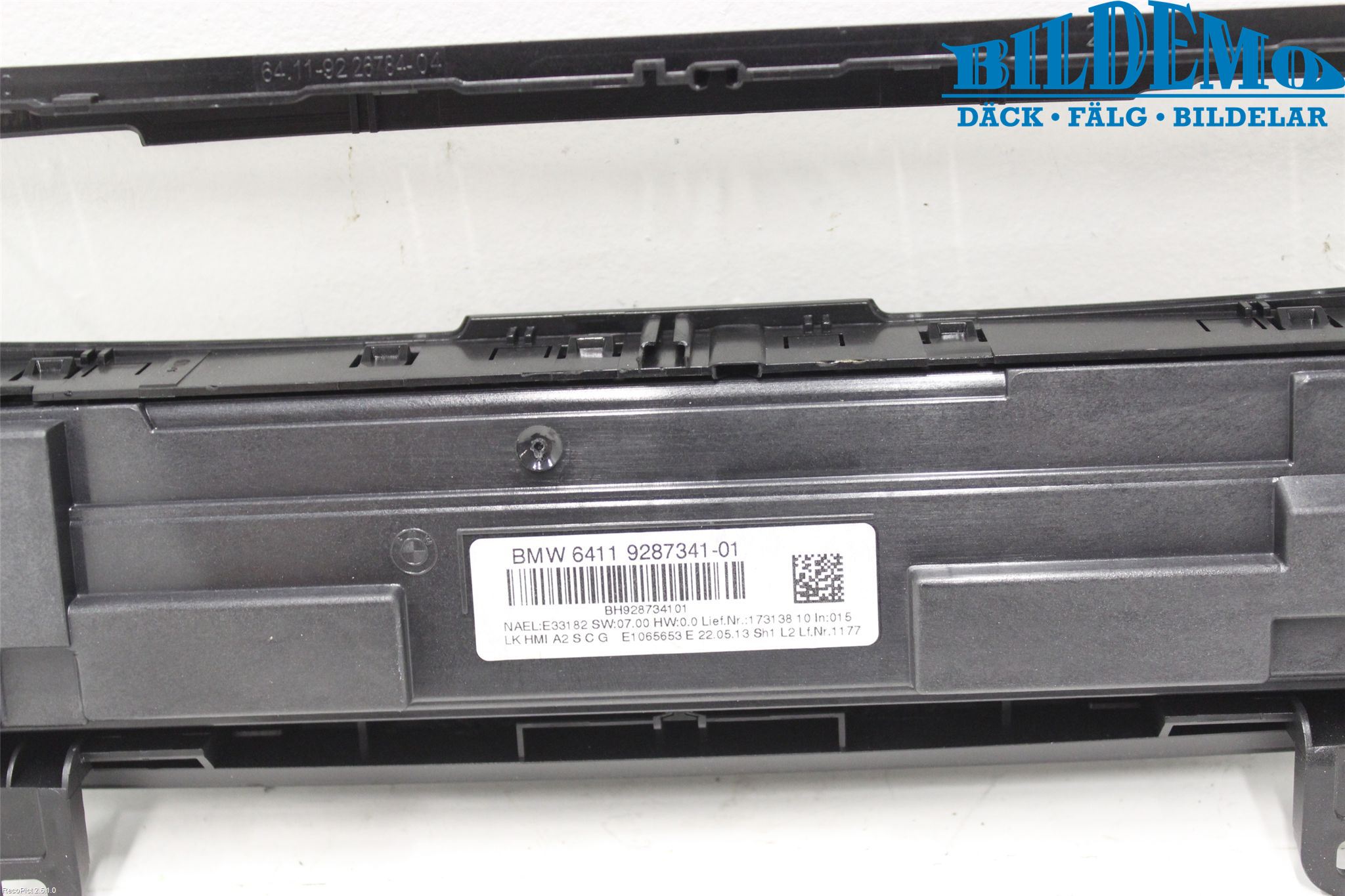 BMW 3 F30/F31/F80 12-19 Ac Styrenhet Ac Manöveren