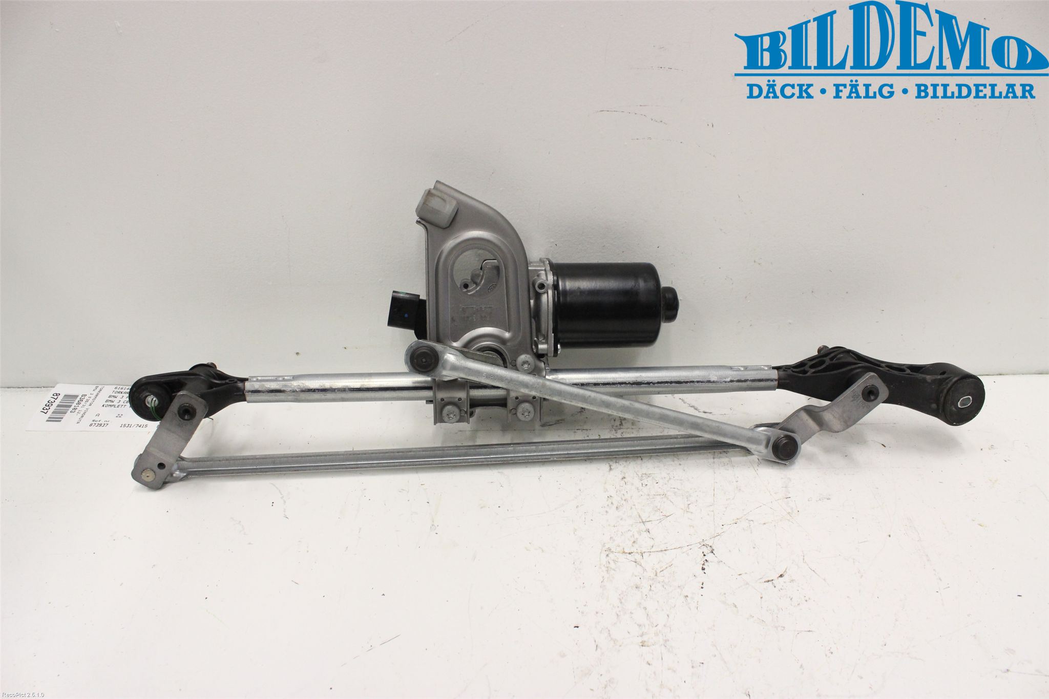 BMW 3 F30/F31/F80 12-19 Torkarmotor Vindruta