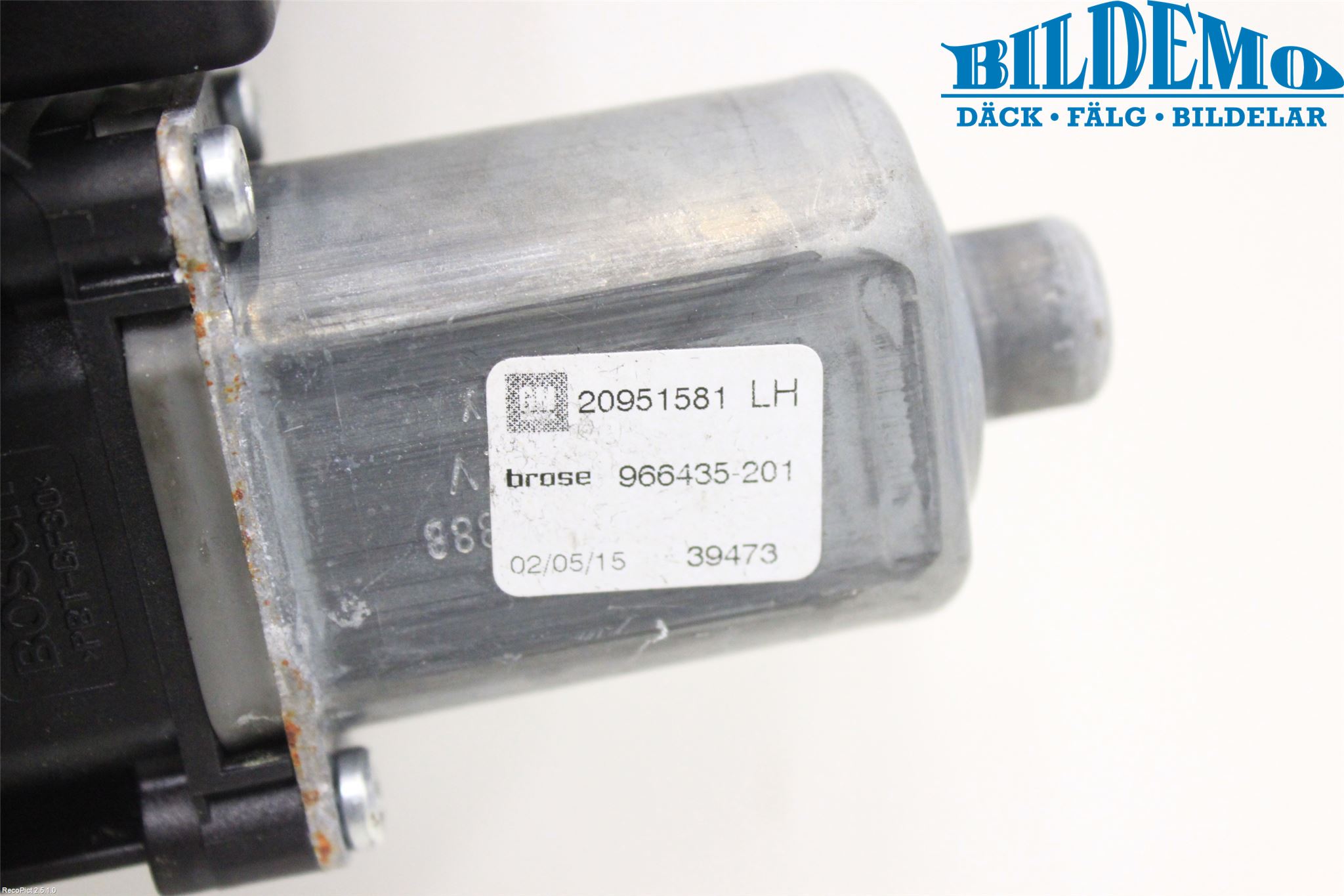 Opel ASTRA J 10-15 Fönsterhiss El Kompl