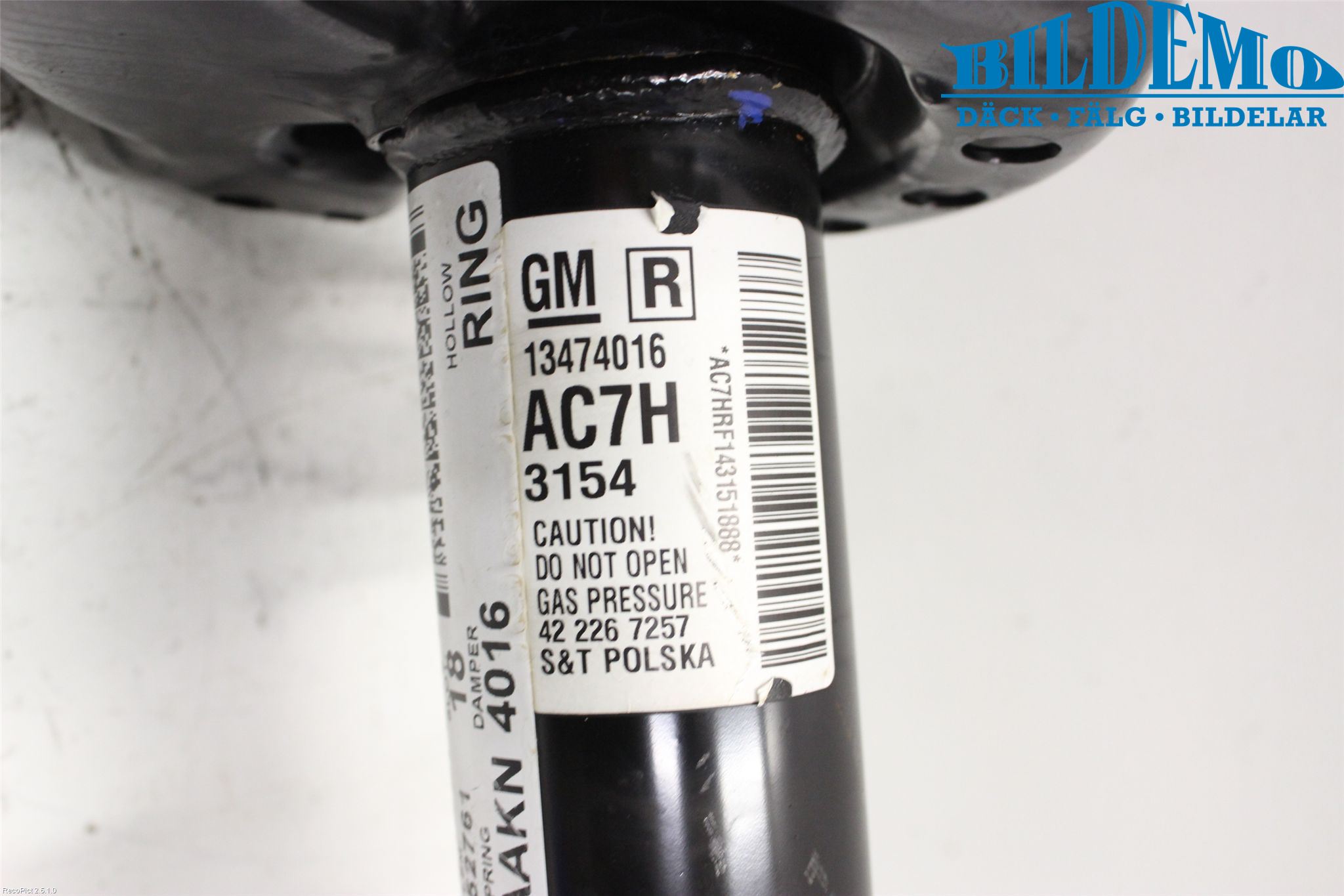 Opel ASTRA J 10-15 Fjäderben Fram Höger