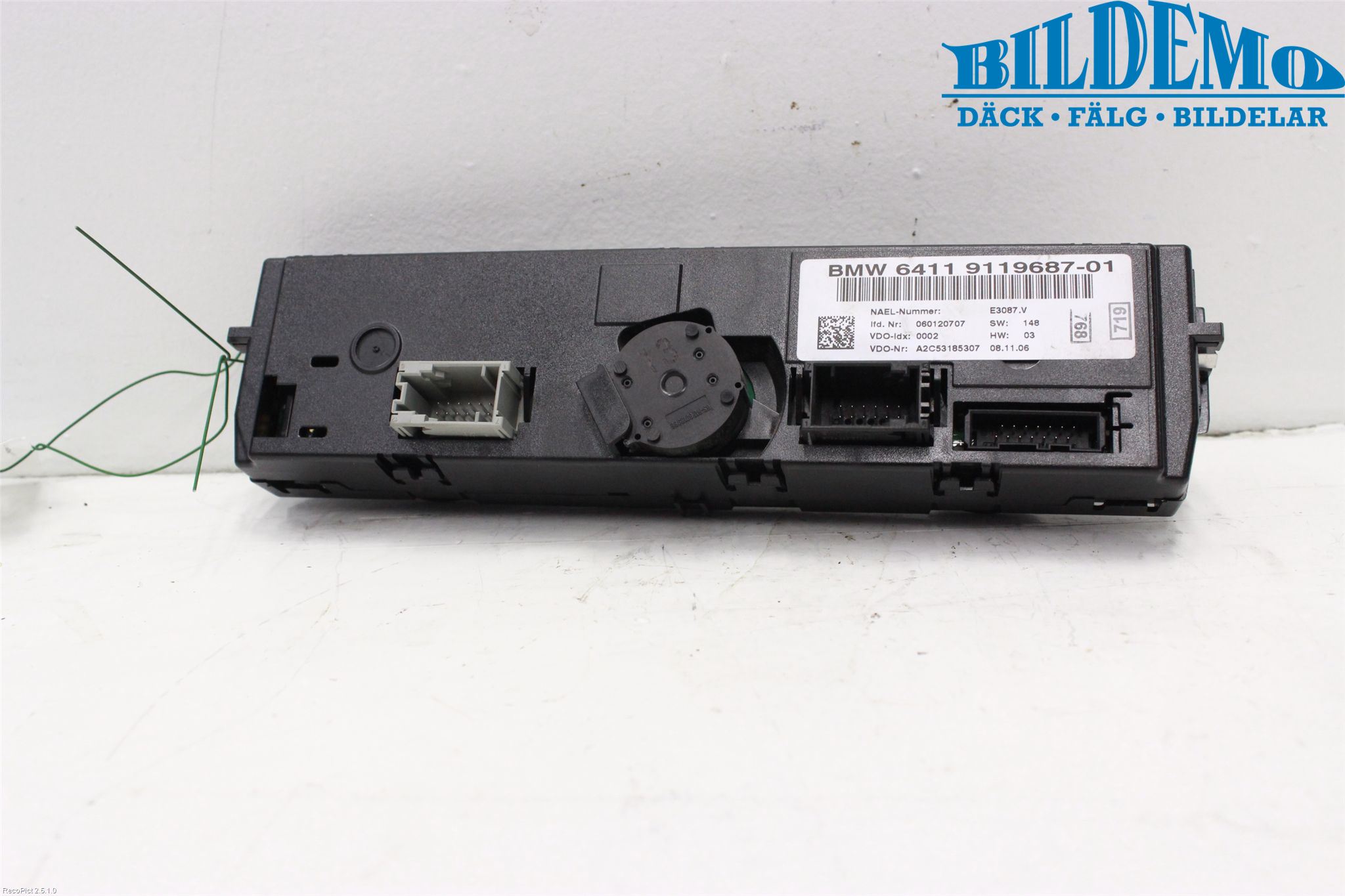 BMW 3 E92/93 Coupé/Cab 05-14 Ac Styrenhet Ac Manöveren