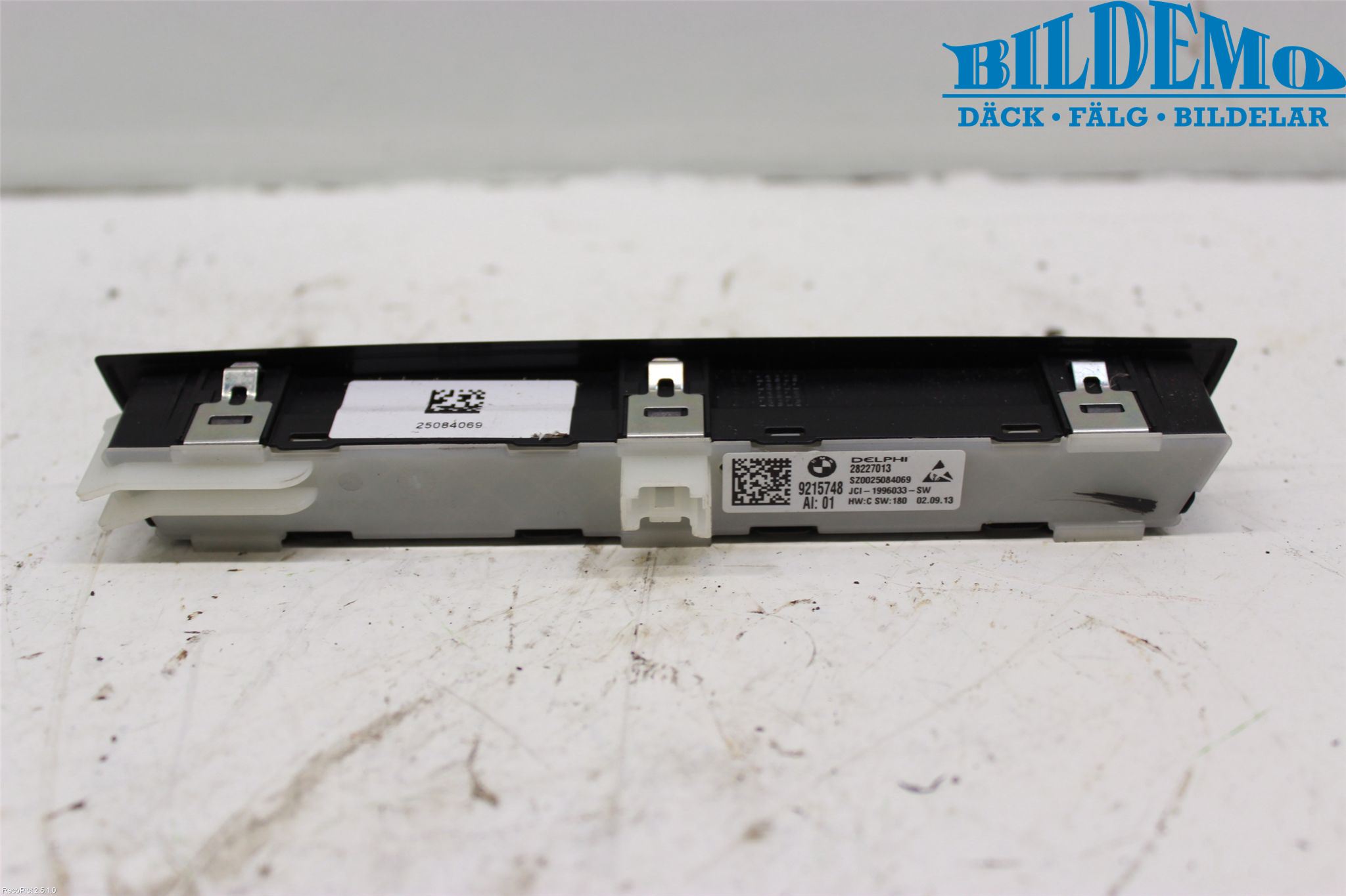BMW 5 F10/F11/F18 09-17 Strömställare Stolminne