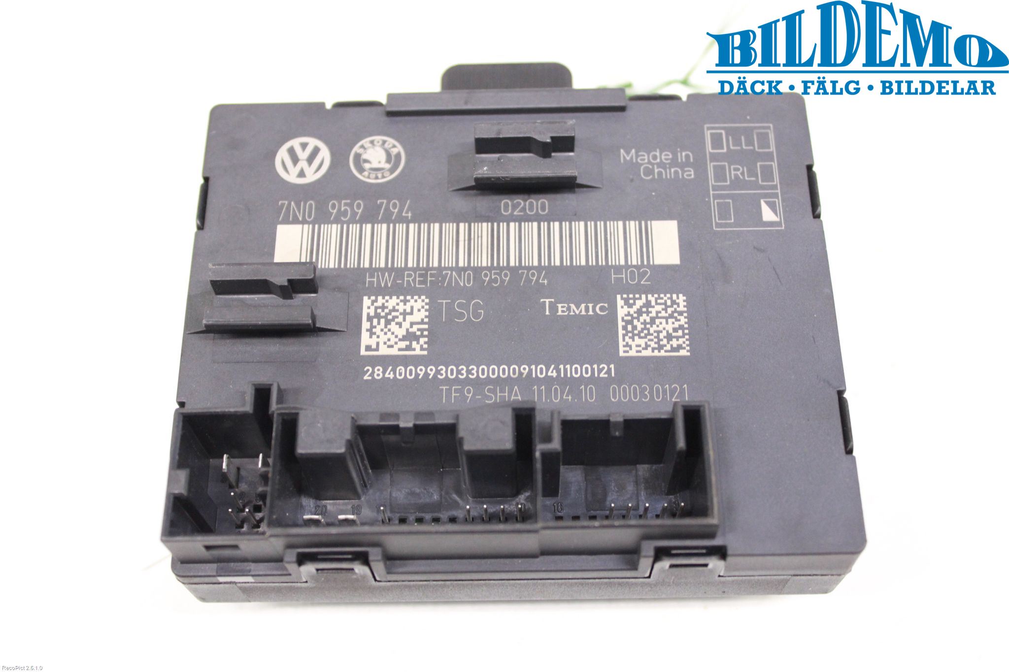 Skoda SUPERB 09-15 Styrenhet Dörr