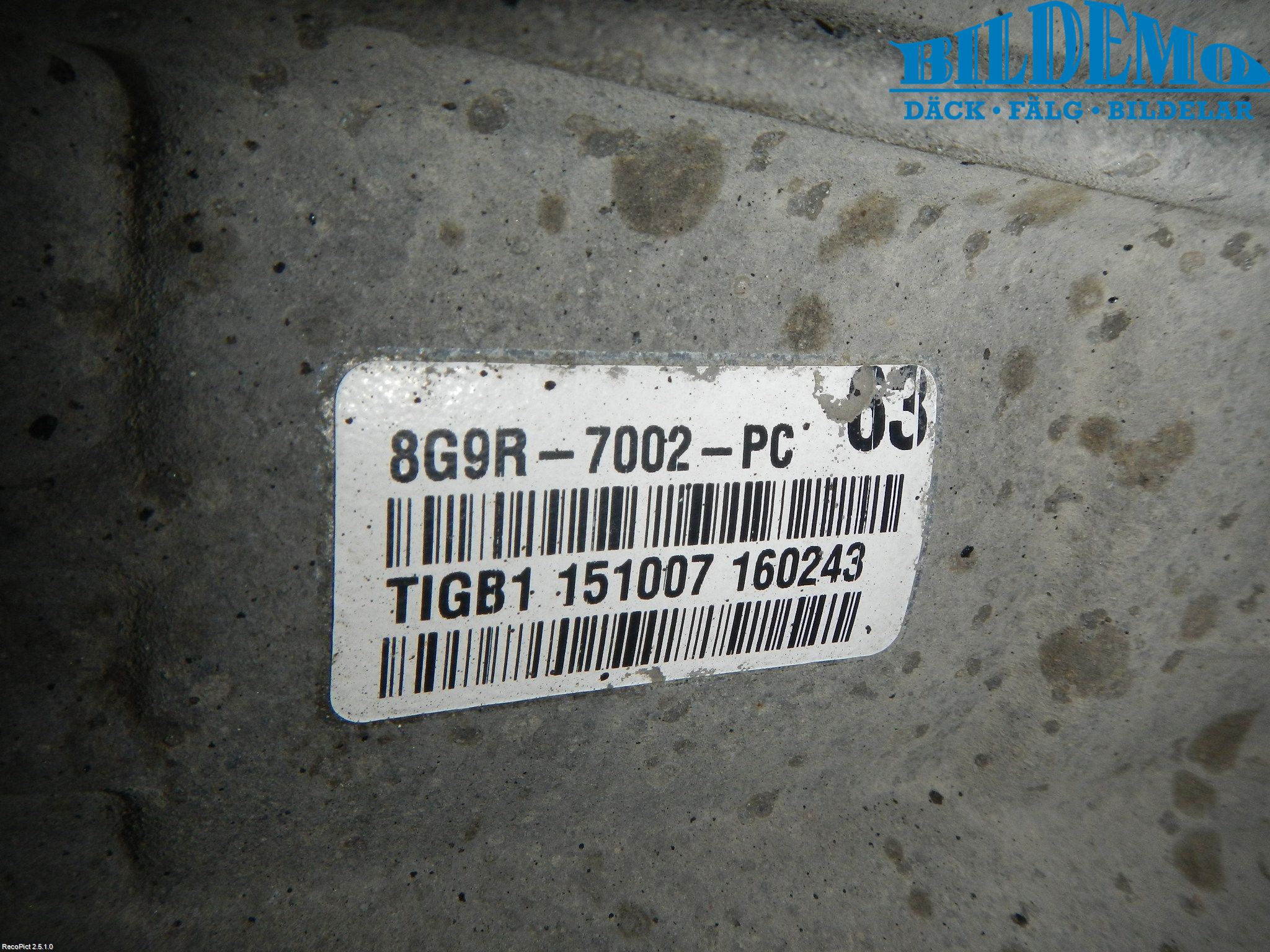 Volvo V50 08-12 Växellåda Man 6 Vxl