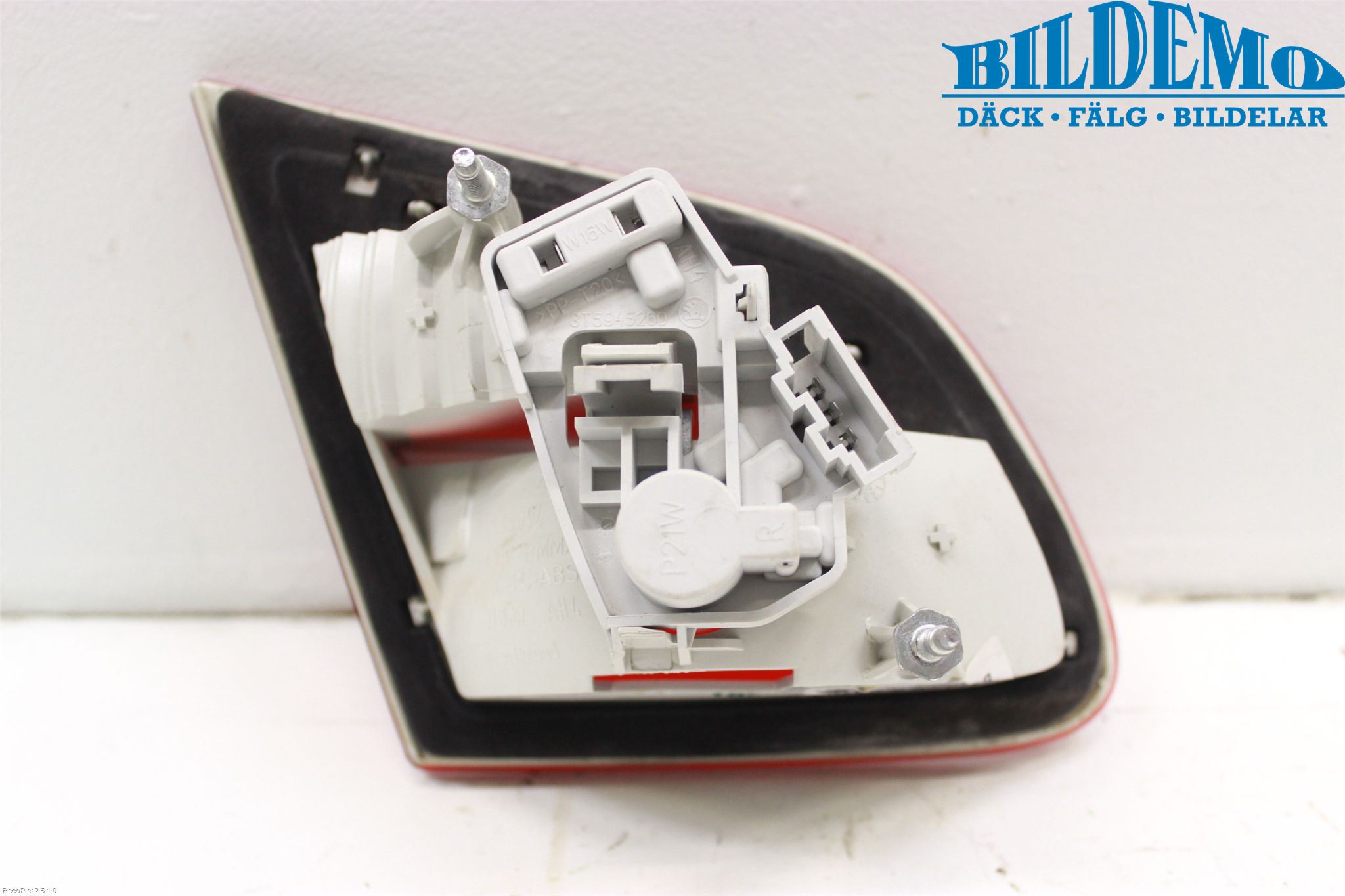 Skoda SUPERB 09-15 Bakljus Lucka Hö