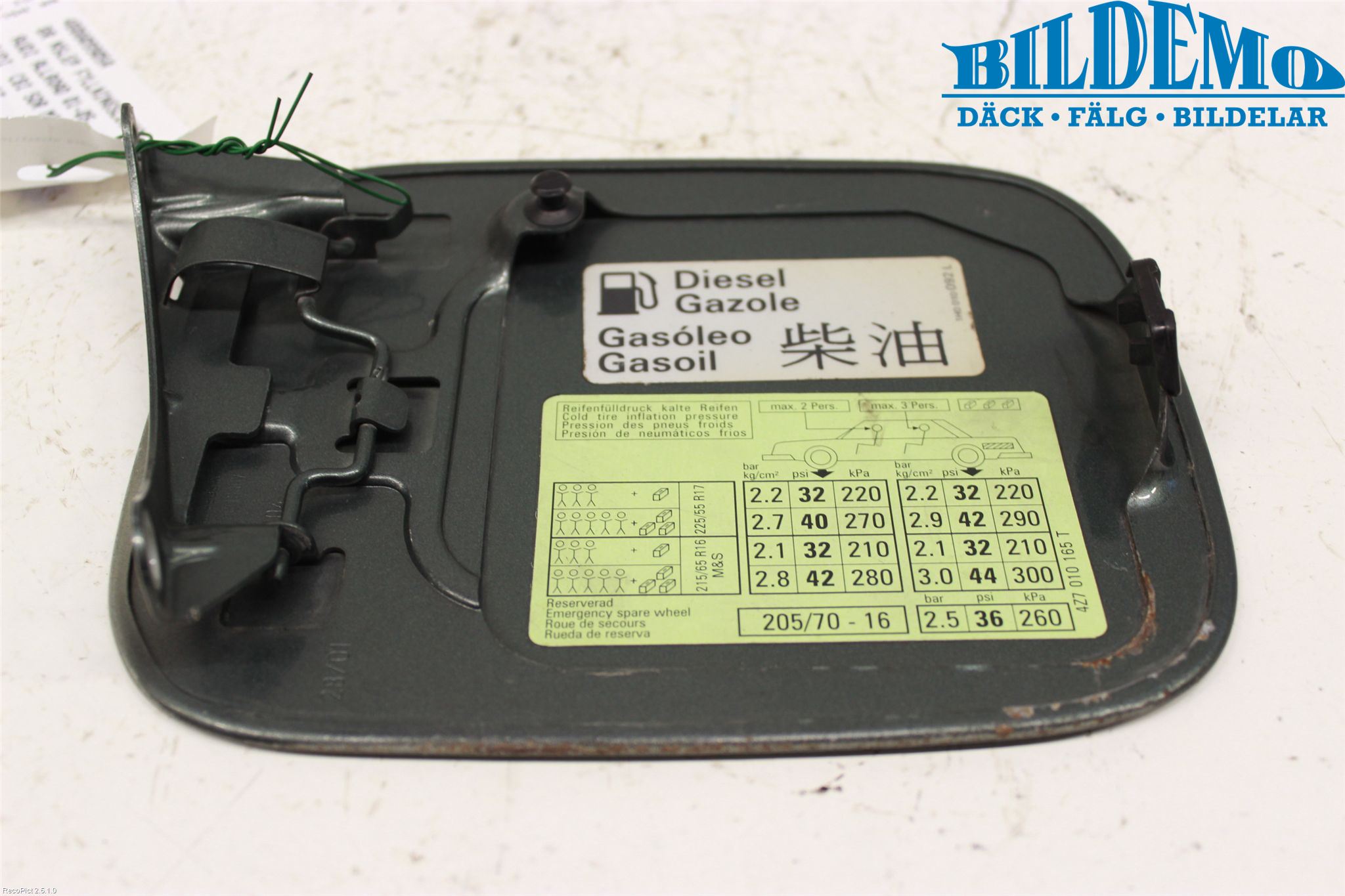 Audi ALLROAD 01-05 Tanklucka