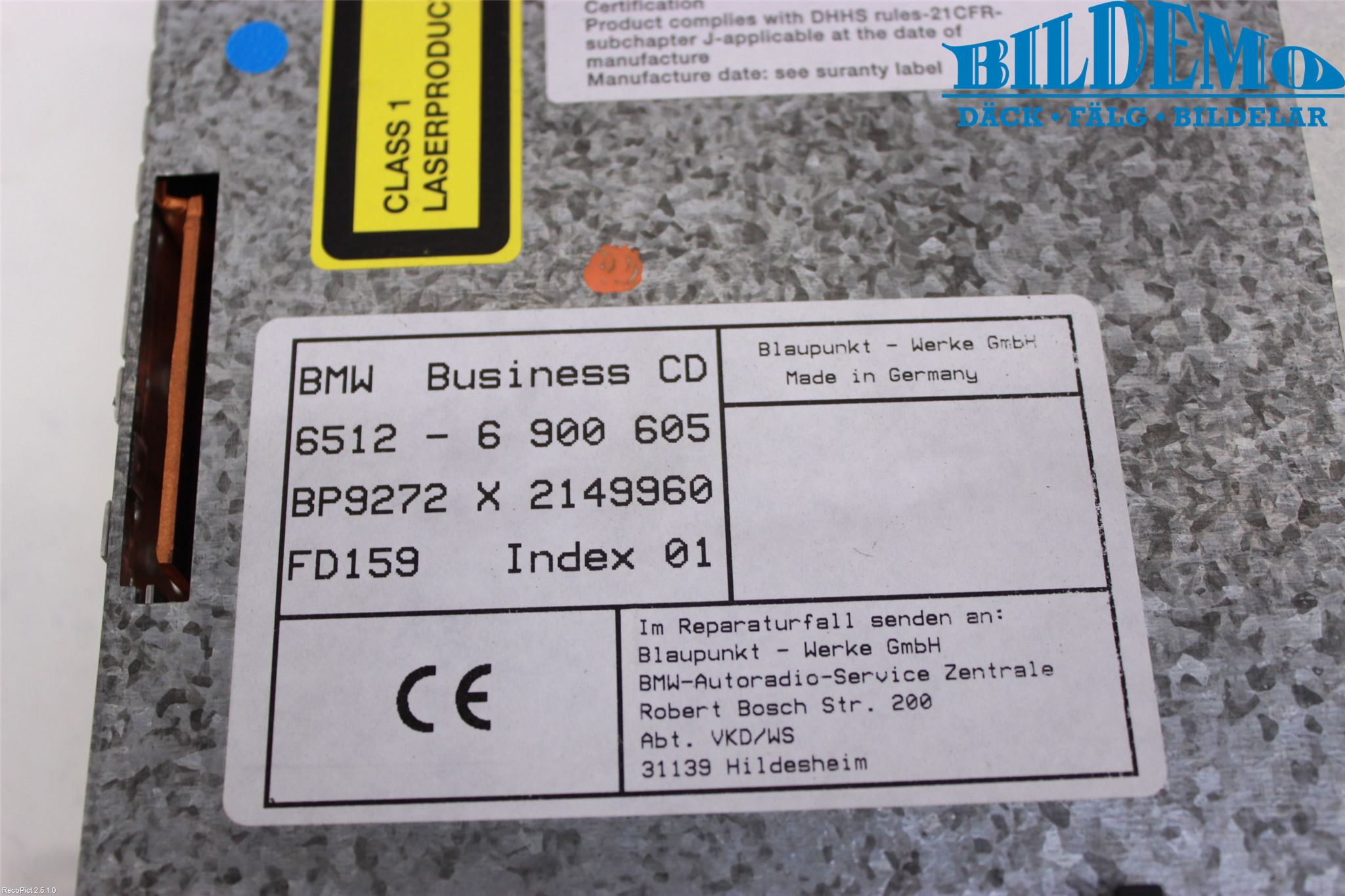 BMW 3 E46      98-05 Cd Radio - Multimediapanel