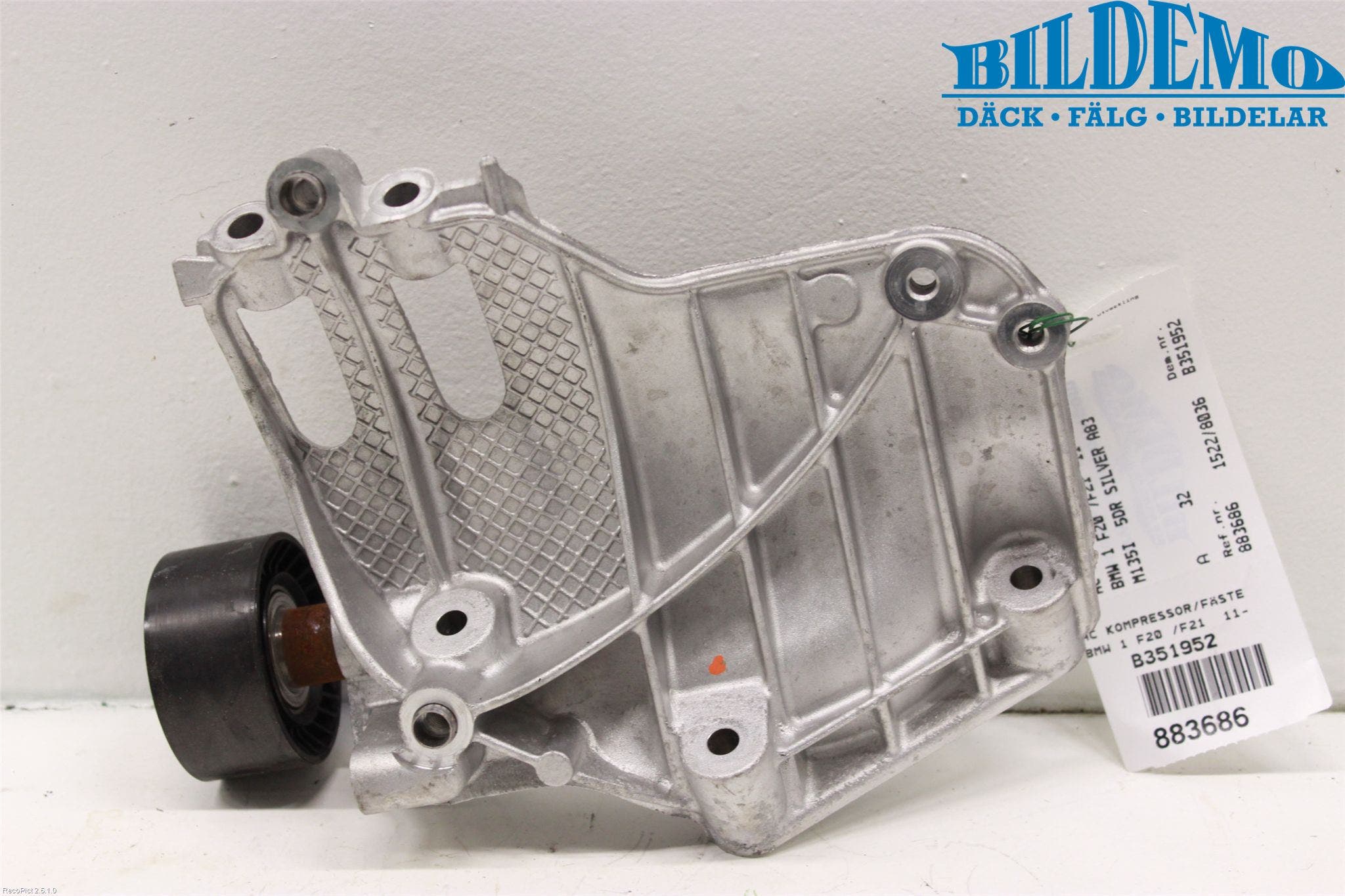 BMW 1 F20/F21 11-19 Ac Kompressor-Fäste