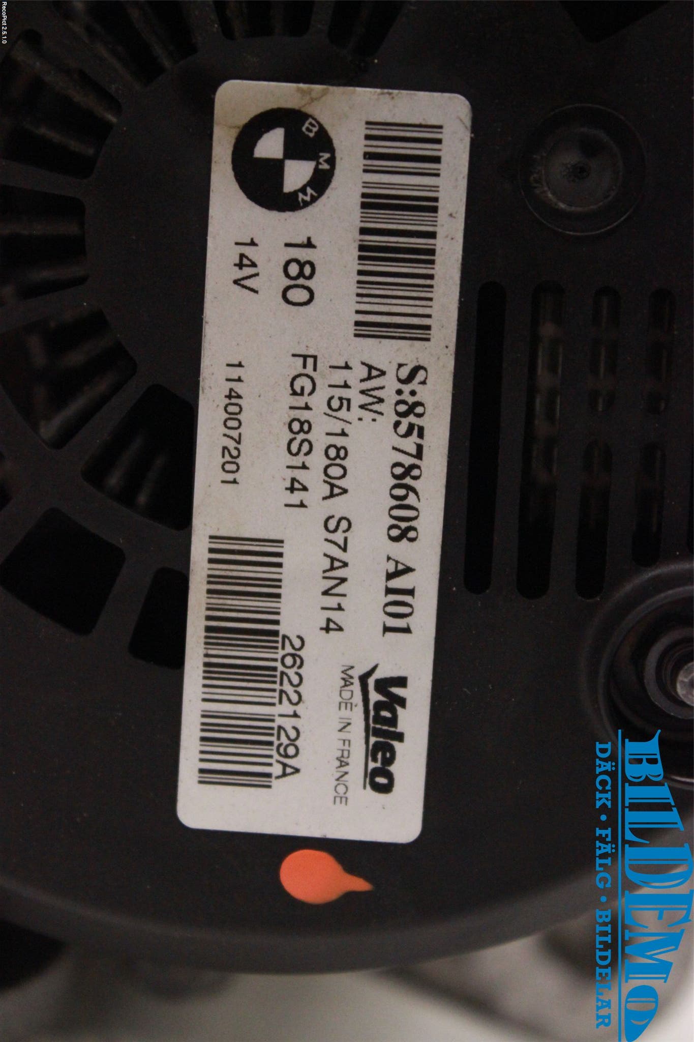 BMW 3 F30/F31/F80 12-19 Generator