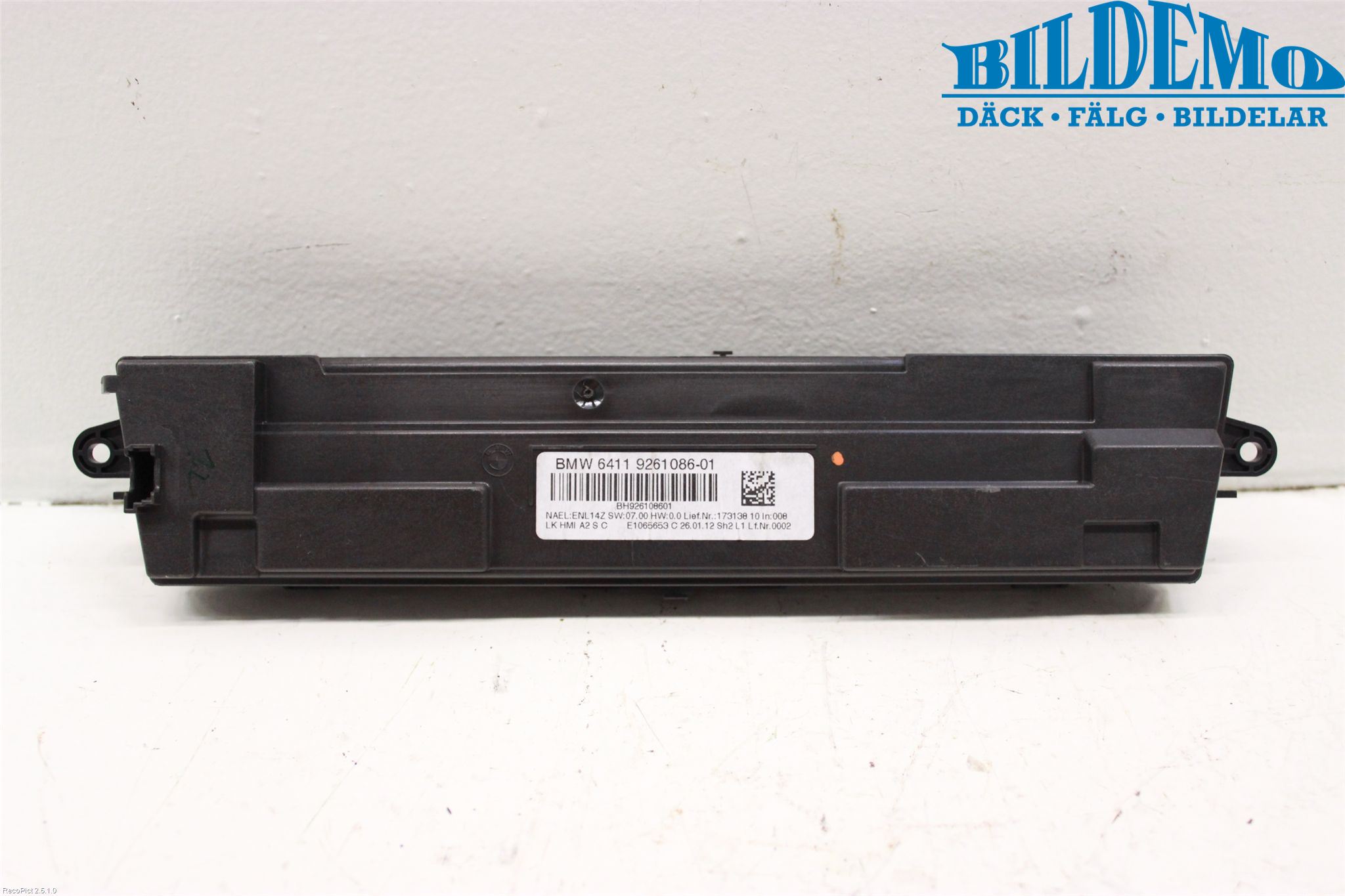 BMW 3 F30/F31/F80 12-19 Ac Styrenhet Ac Manöveren