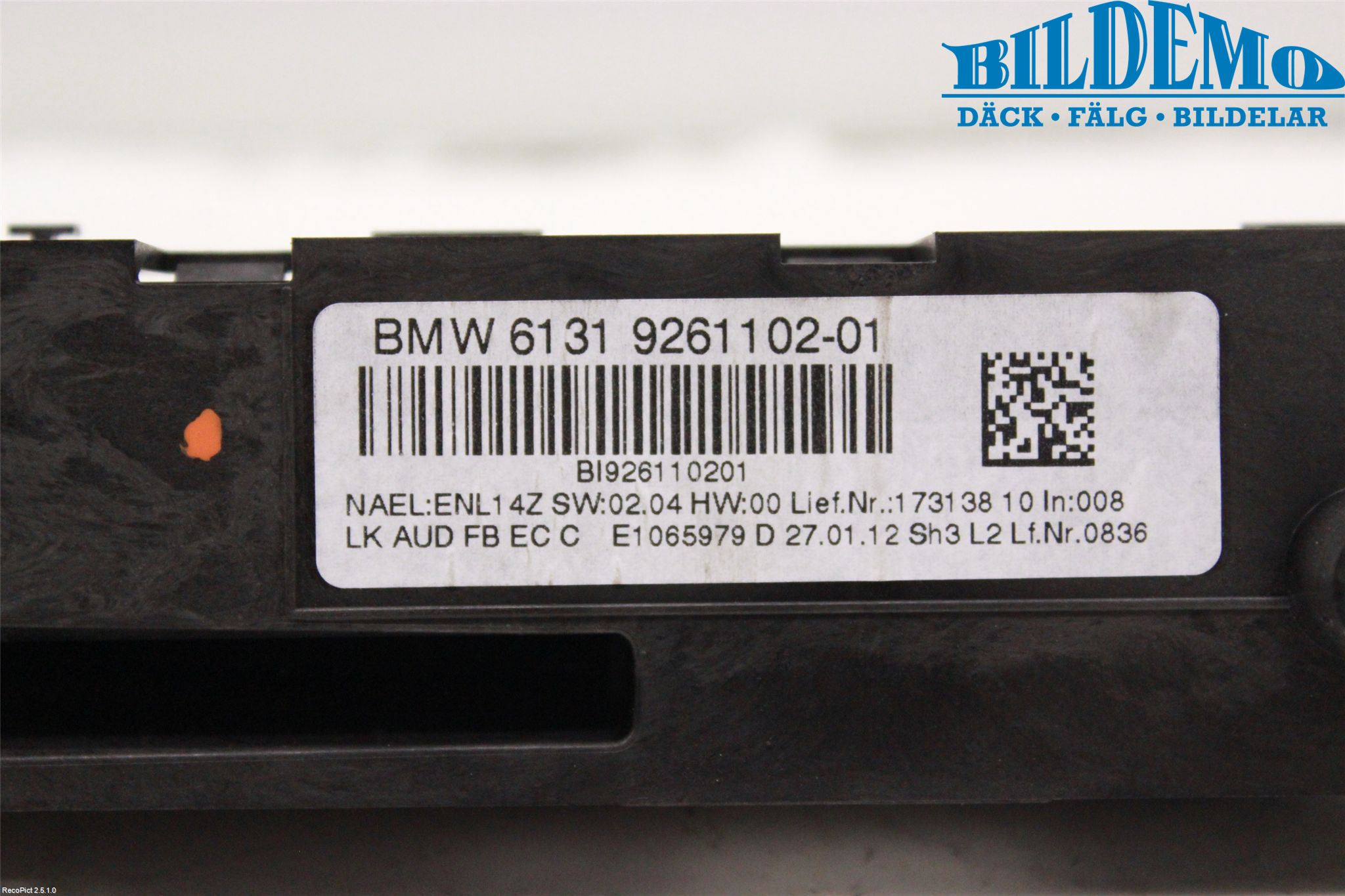 BMW 3 F30/F31/F80 12-19 Cd Radio - Multimediapanel
