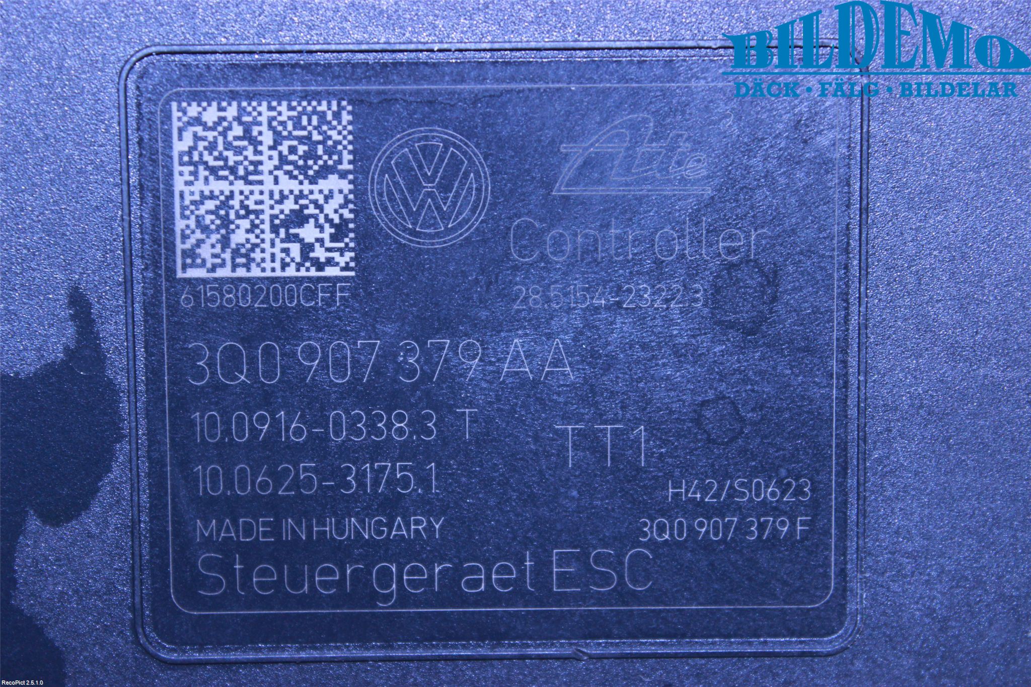 Volkswagen VW GOLF / E-GOLF VII 13-20 Abs Hydraulaggregat