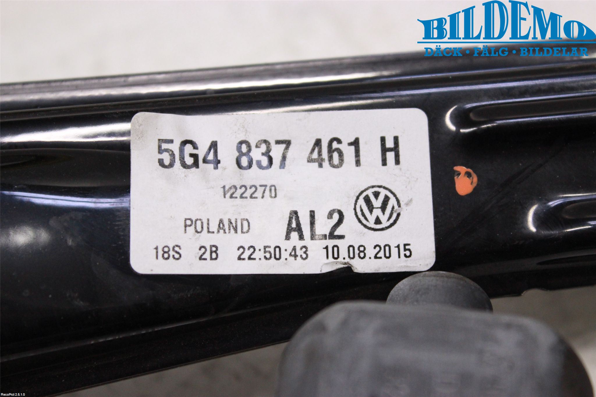 Volkswagen VW GOLF / E-GOLF VII 13-20 Fönsterhiss El Kompl