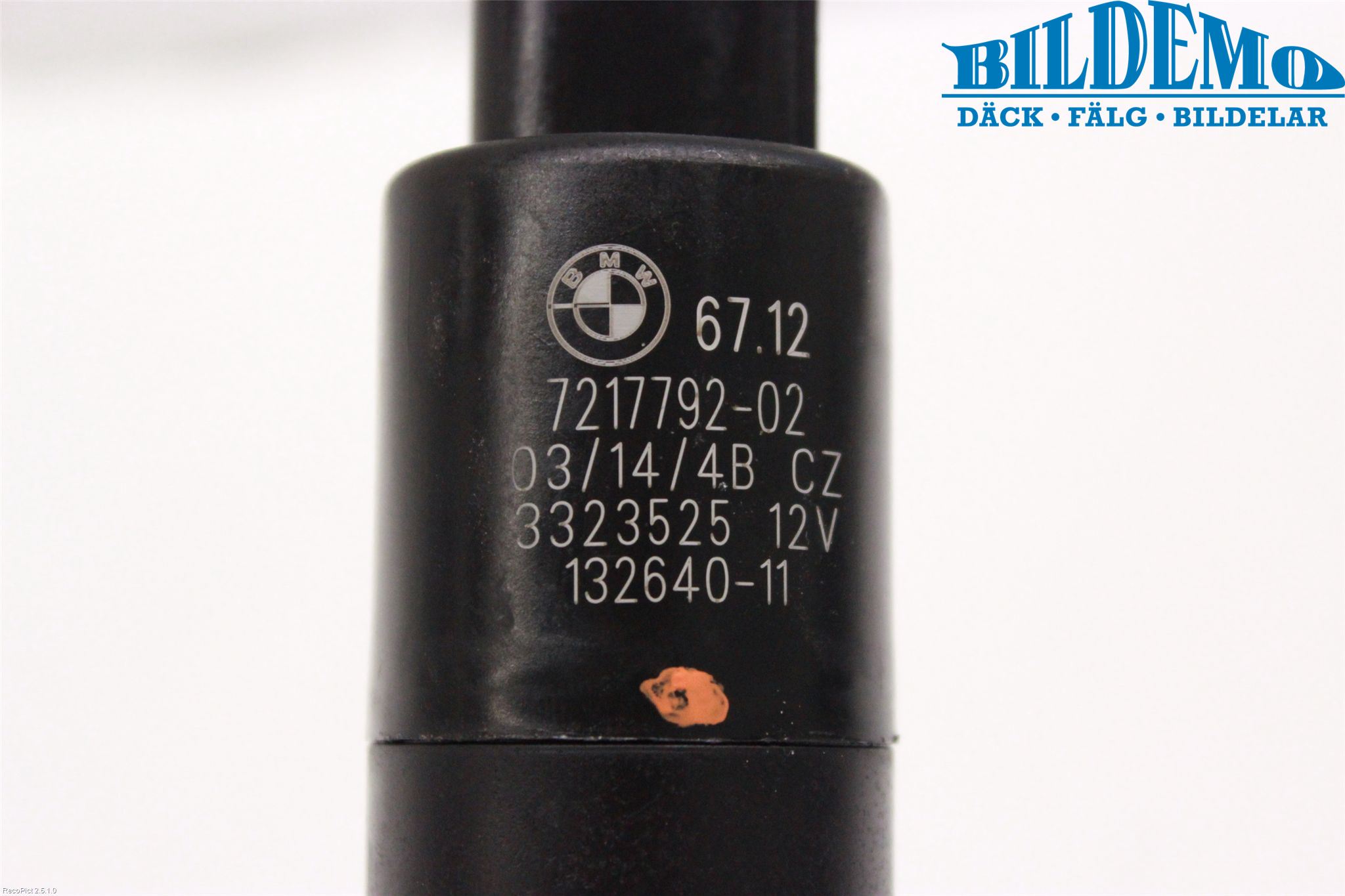 BMW 3 F30/F31/F80 12-19 Spolarpump Högtryck