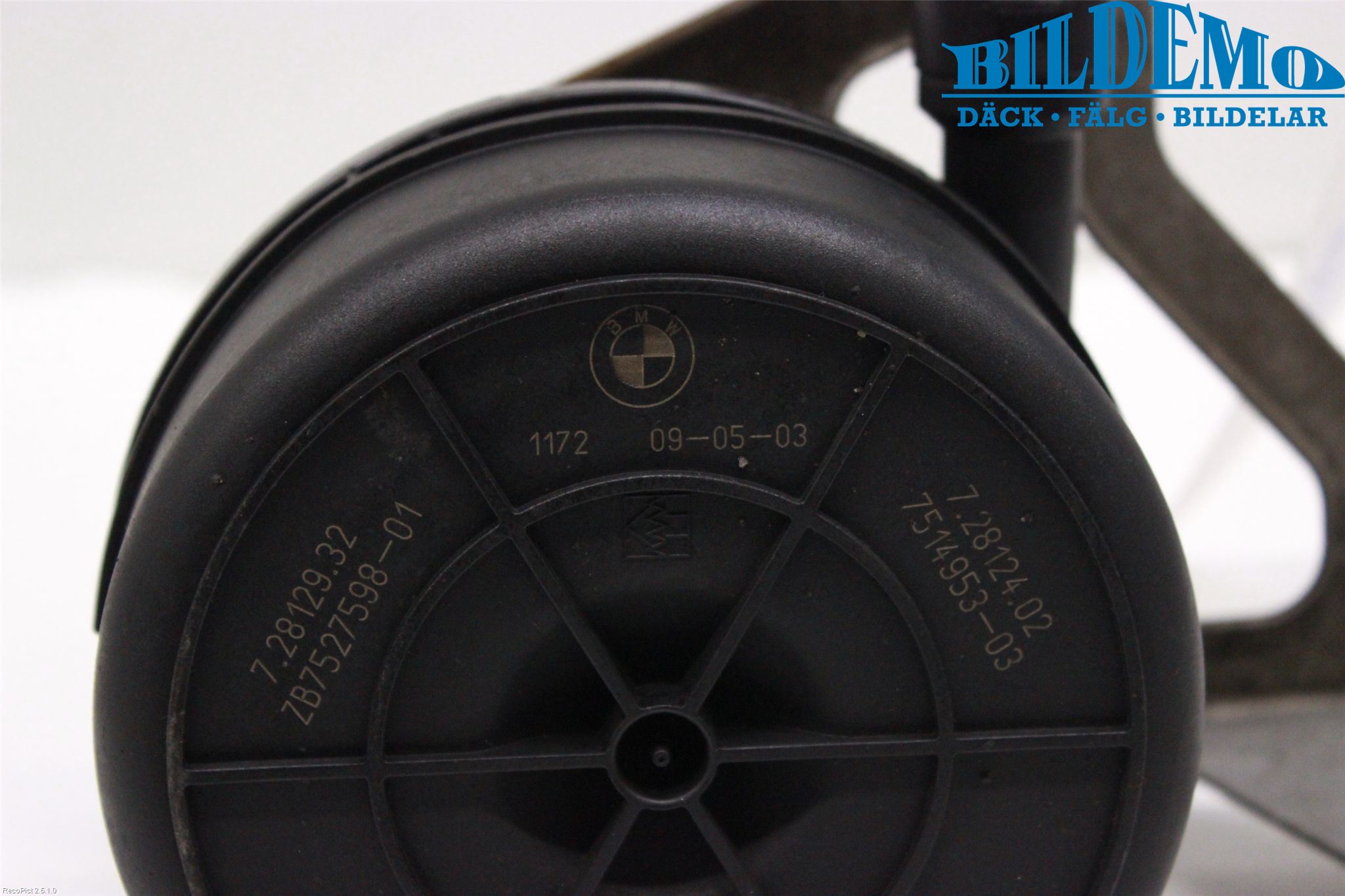 BMW 5 E60/61 Sed/Tou 02-10 Luftpump-Avgasrening