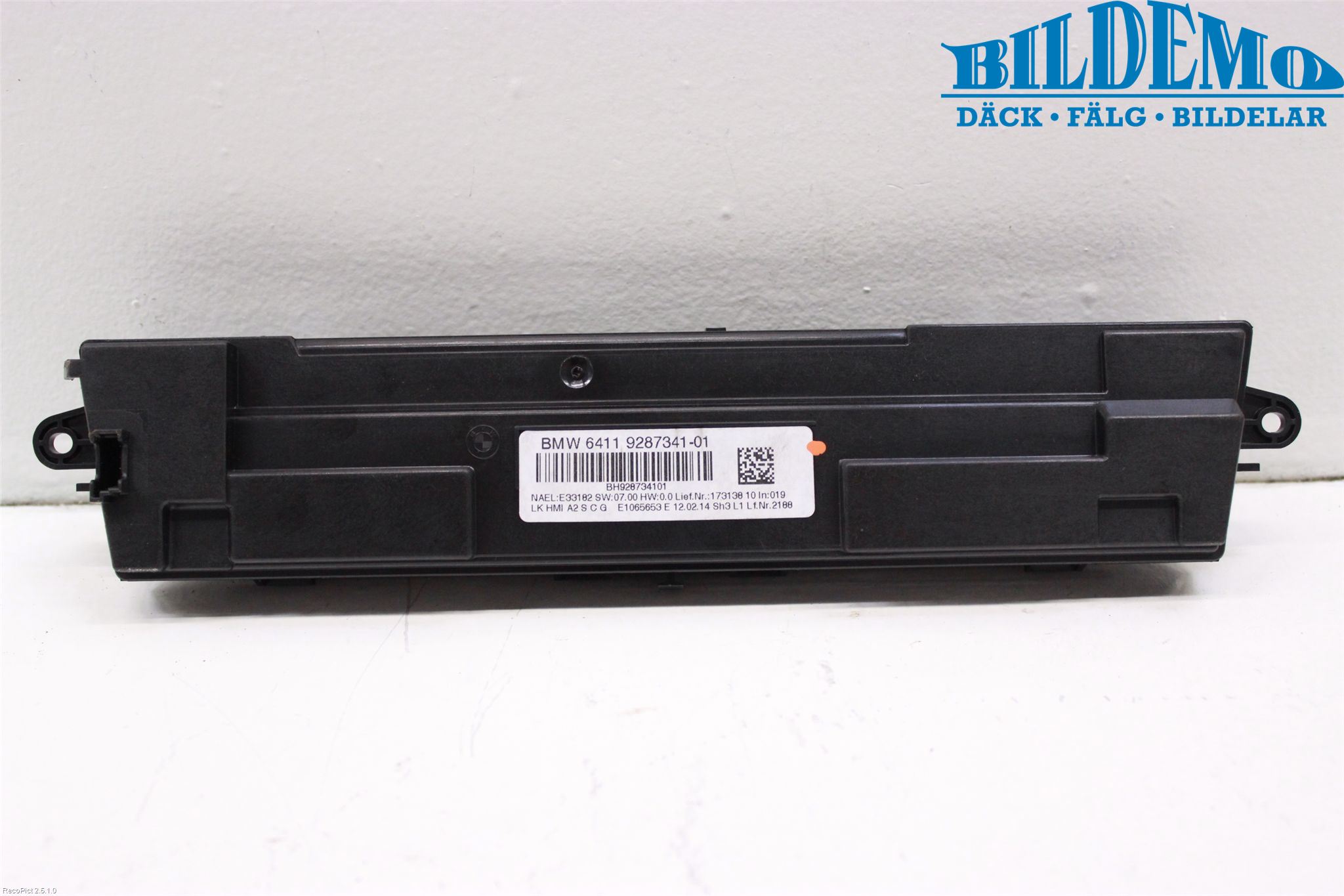 BMW 3 F30/F31/F80 12-19 Ac Styrenhet Ac Manöveren