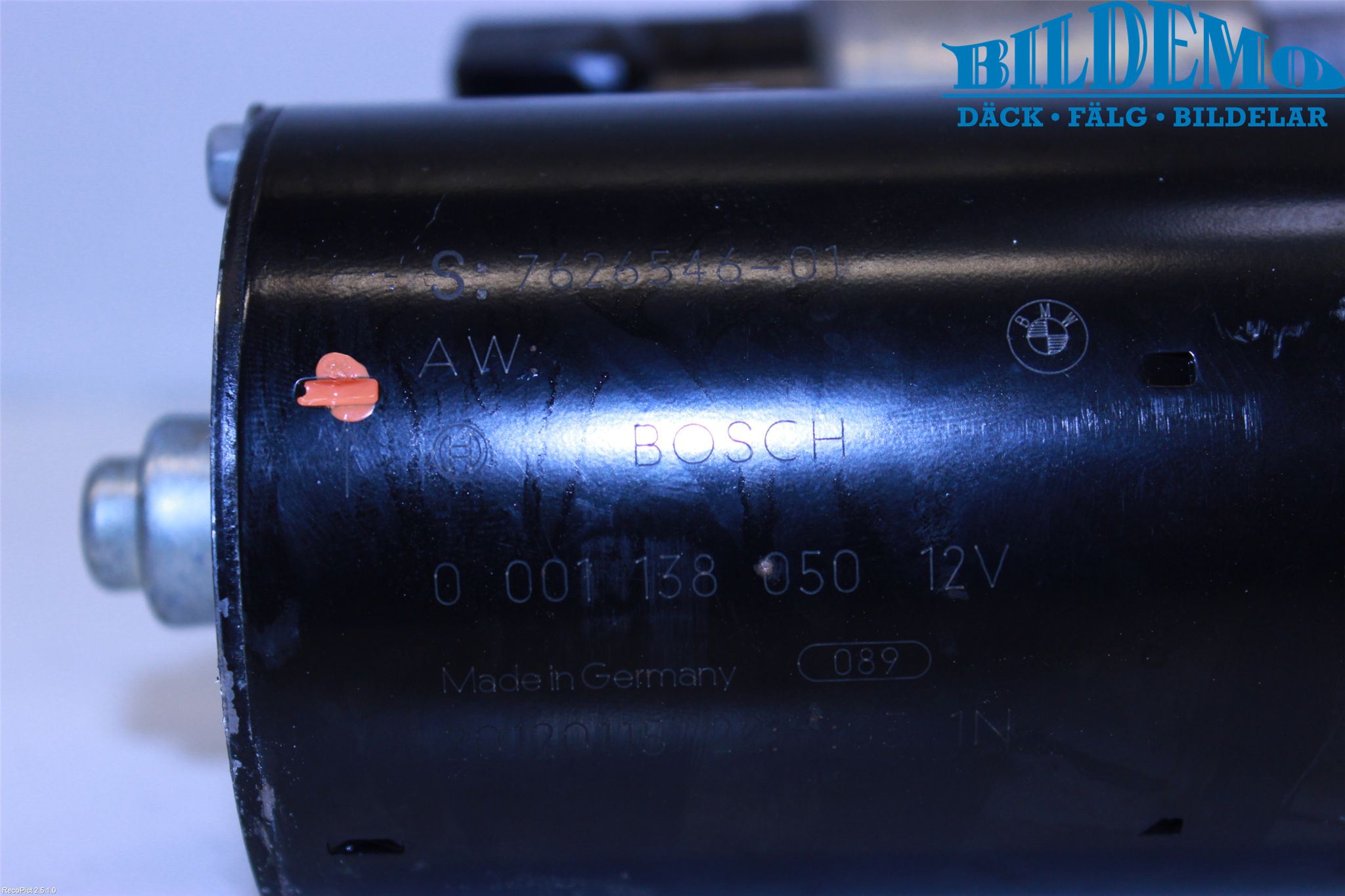BMW 3 F30/F31/F80 12-19 Startmotor