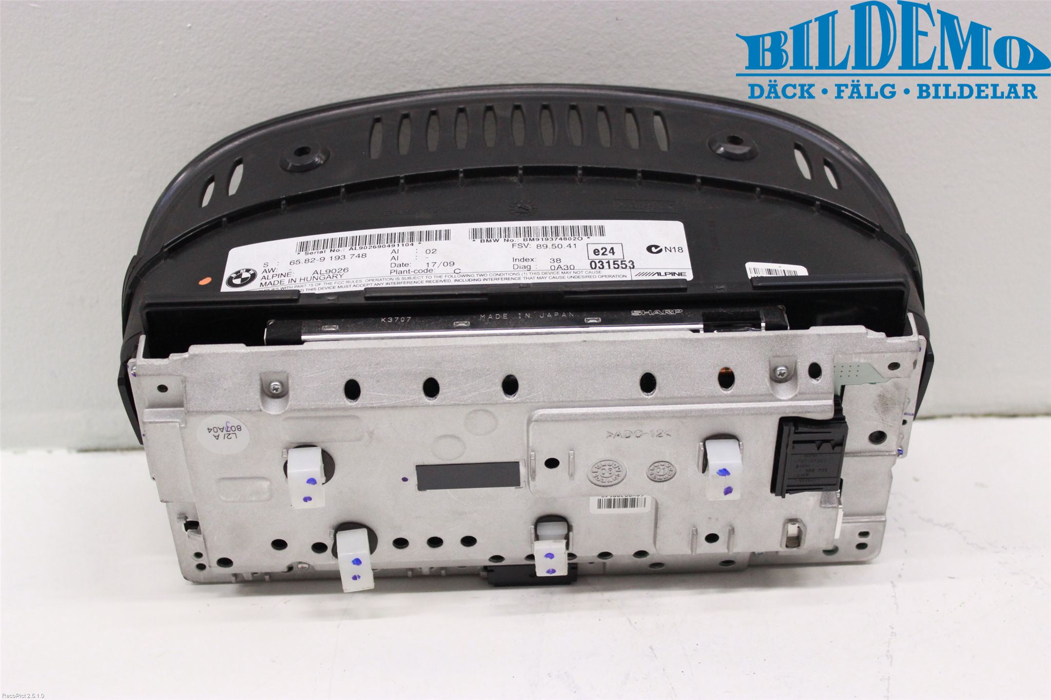 BMW 5 E60/61 Sed/Tou 02-10 Färddator