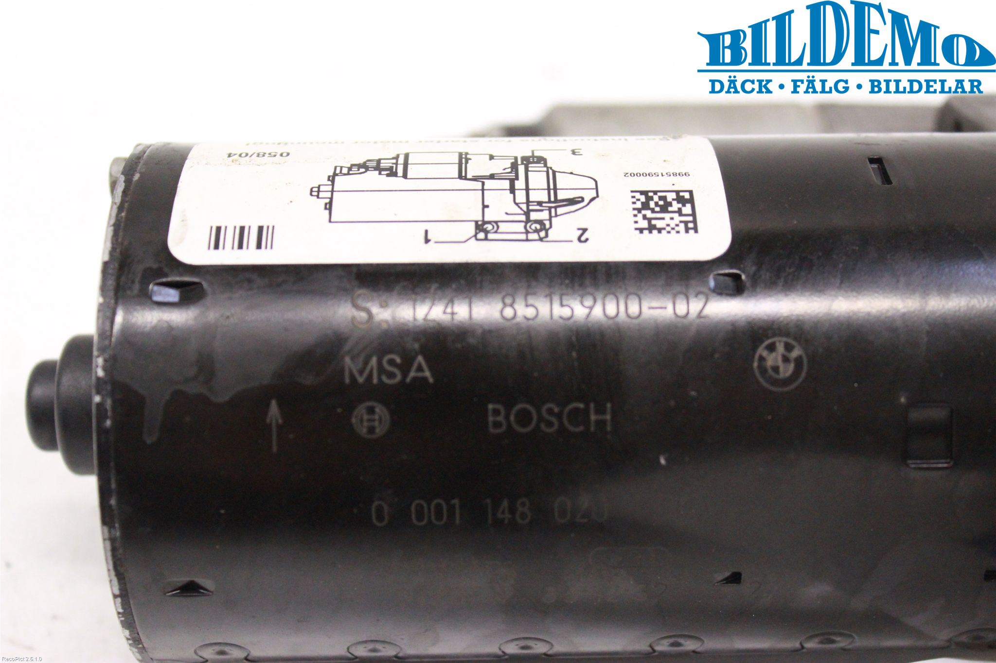 BMW 5 F10/F11/F18 09-17 Startmotor Diesel