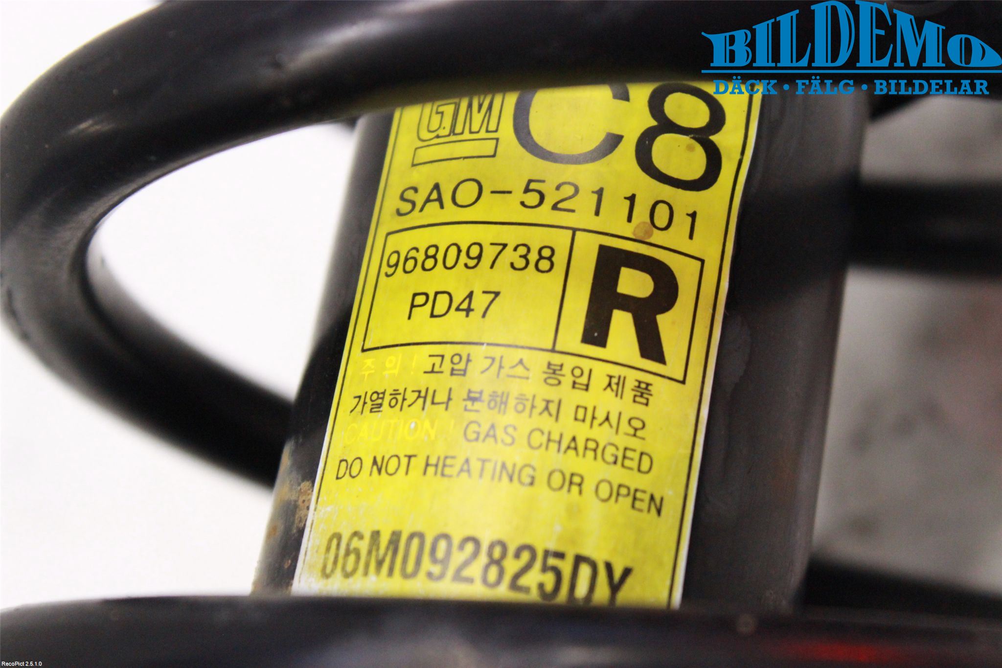 Opel ANTARA Fjäderben Fram Höger