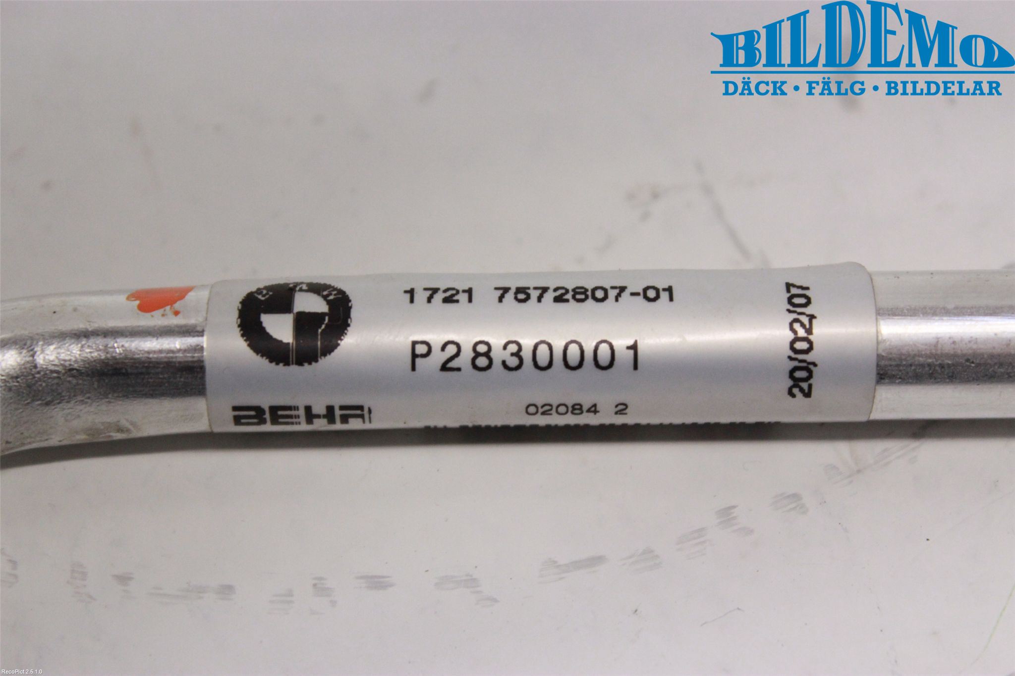 BMW 5 E60/61 Sed/Tou 02-10 Oljekylare Servostyrning