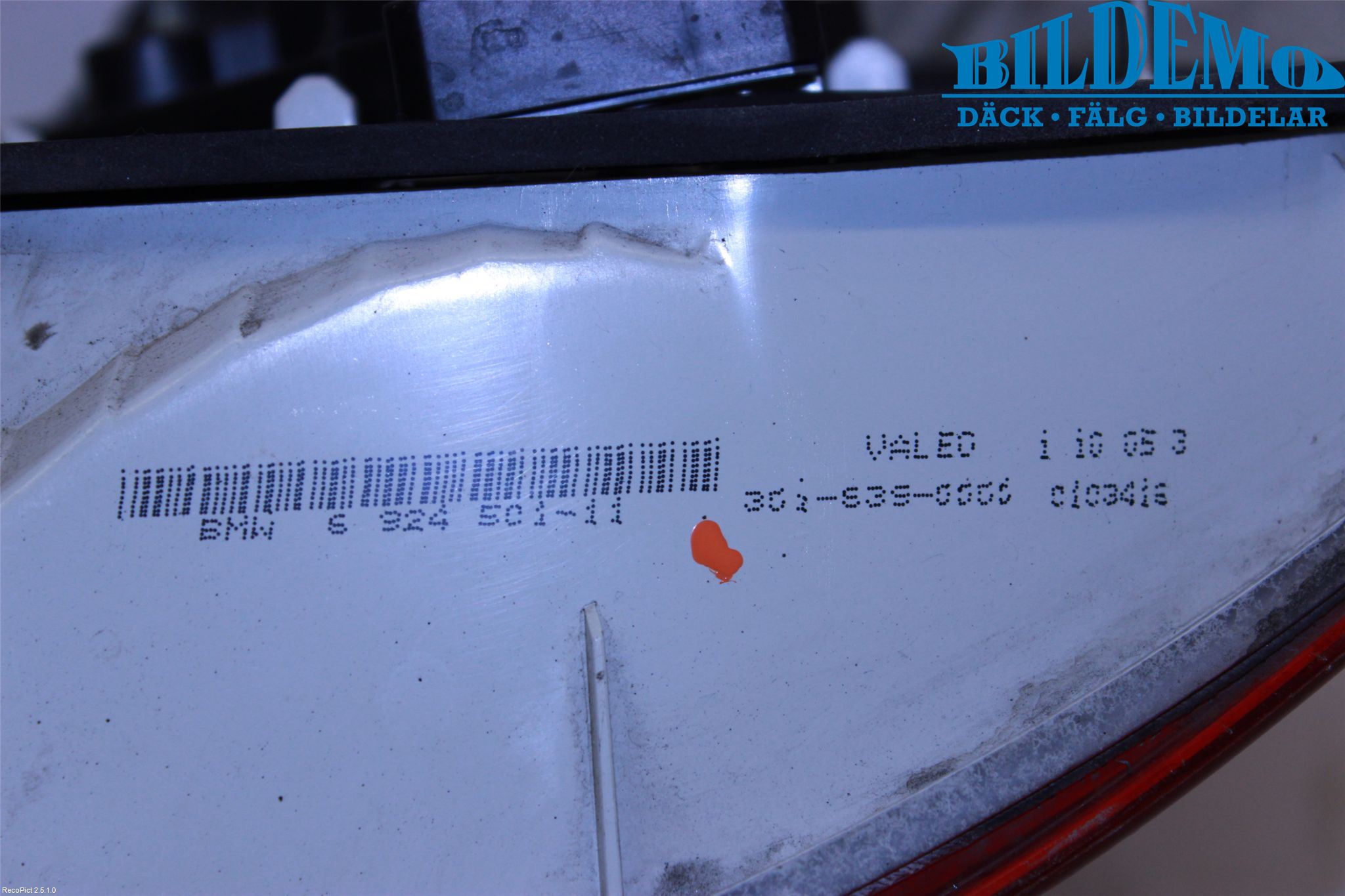 BMW 1 E87/81 5D/3D 03-11 Bakljus Vänster