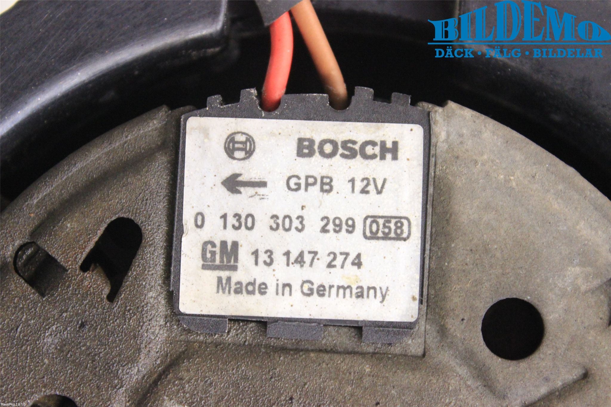 Opel ASTRA H 04-12 Kylfläkt El