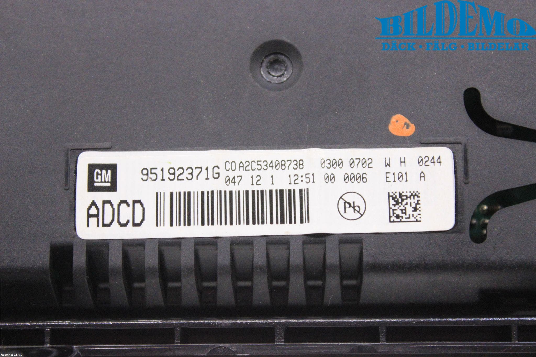 GM CHEVROLET ORLANDO Bildskärm