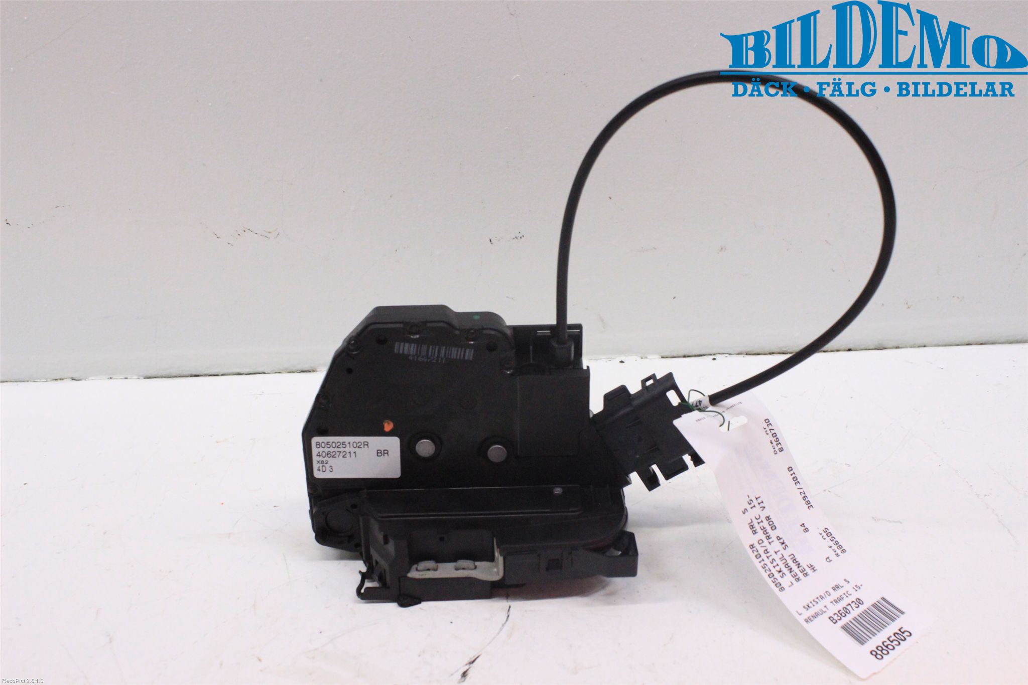 Renault TRAFIC/E-TECH 15- Låskista-Dörrlås