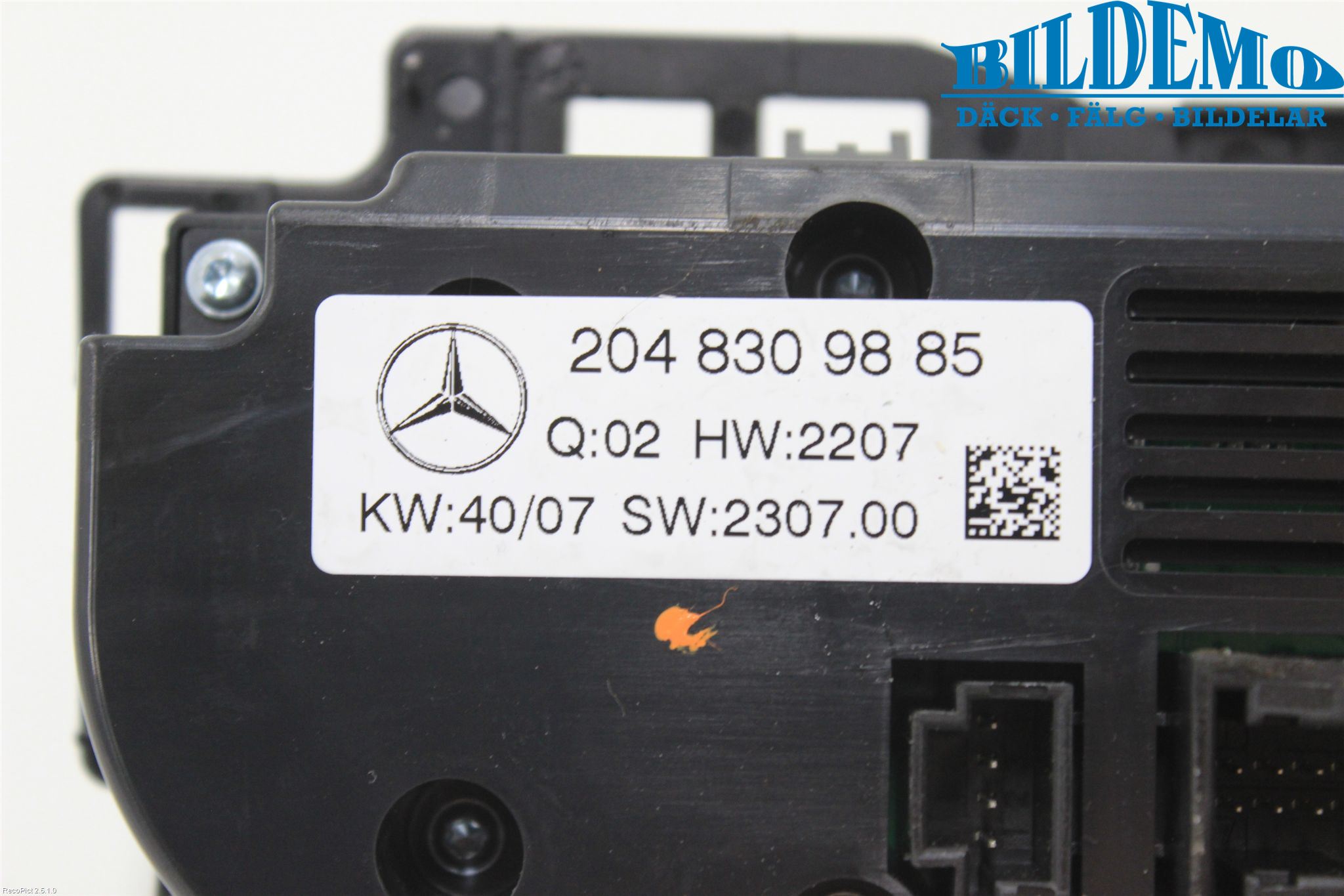 Mercedes-Benz MB C-KLASS (W204) 07-15 Ac Styrenhet Ac Manöveren