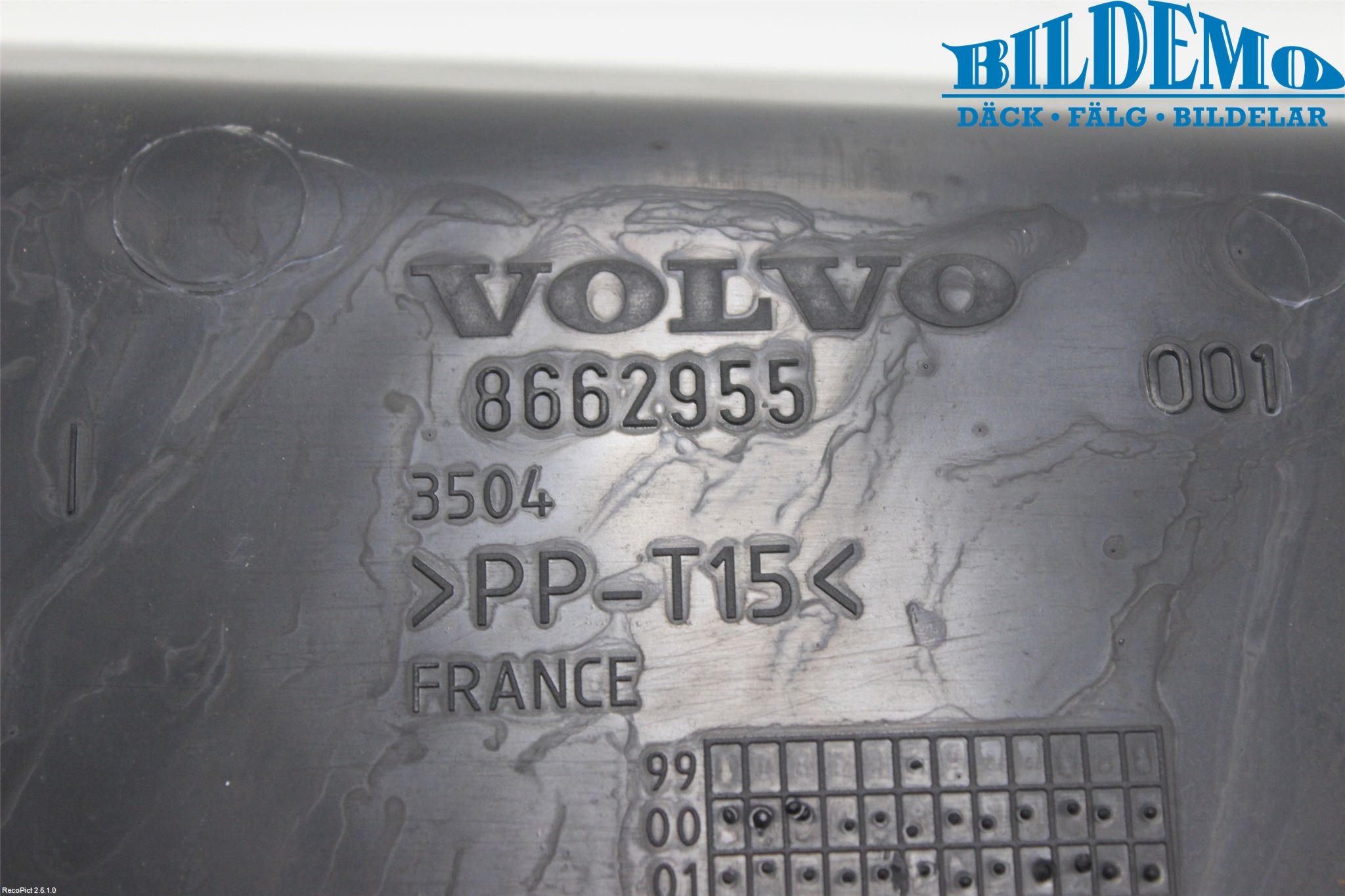 Volvo S60 01-04 Deflektor Plåt-Plast Kylning