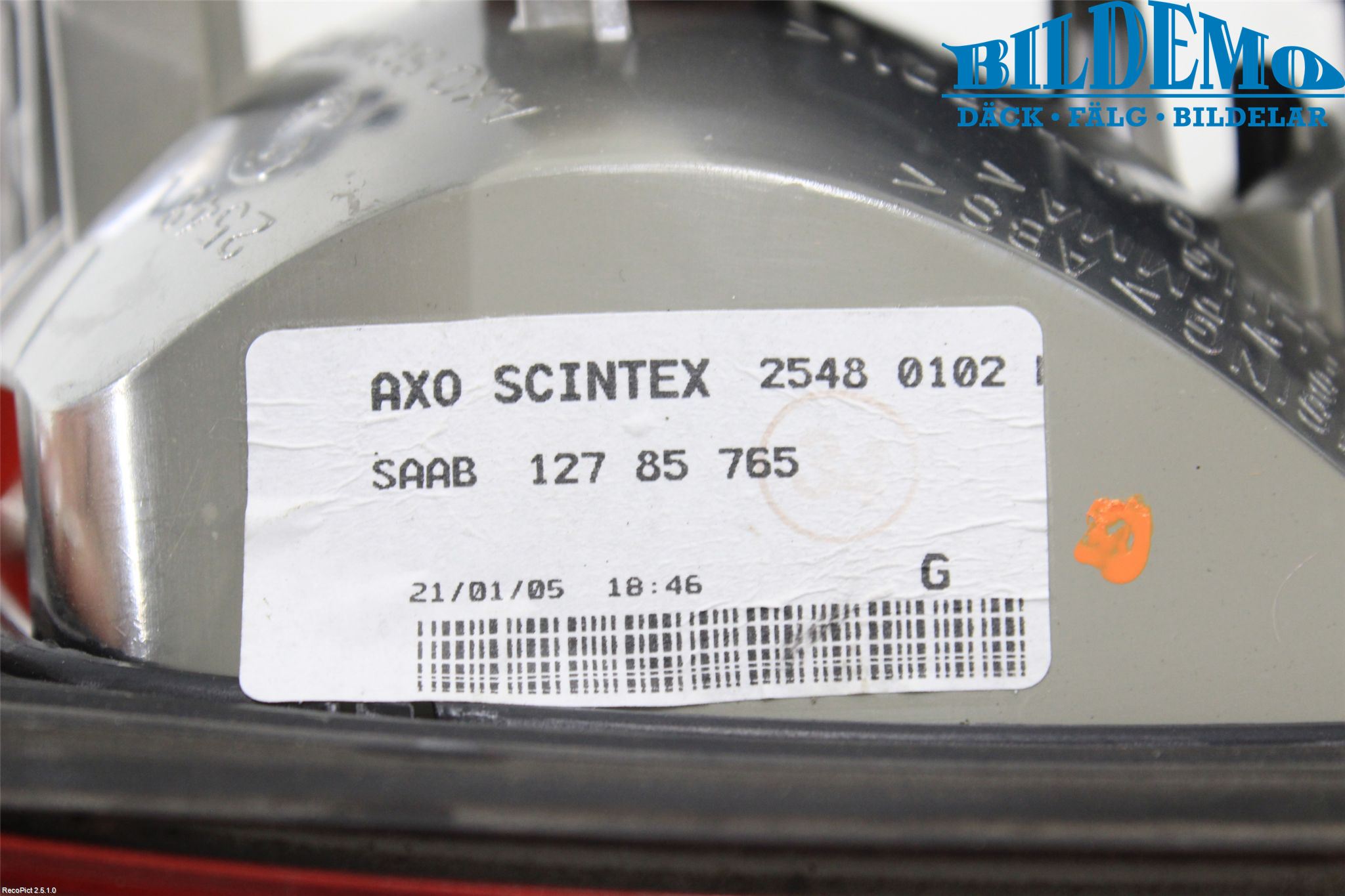 Saab 9-3 VER 2 Bakljus Lucka Vä